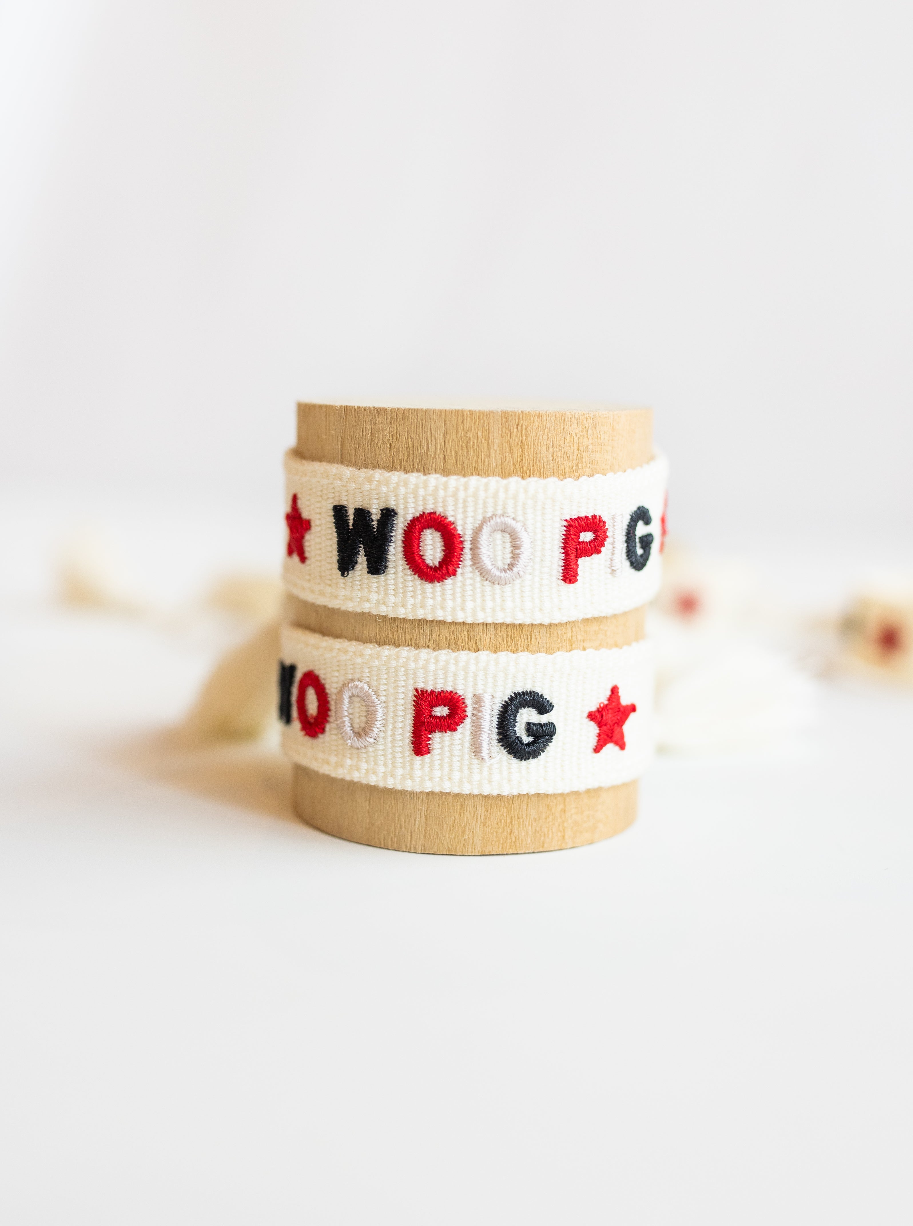 Arkansas Embroidered Bracelet