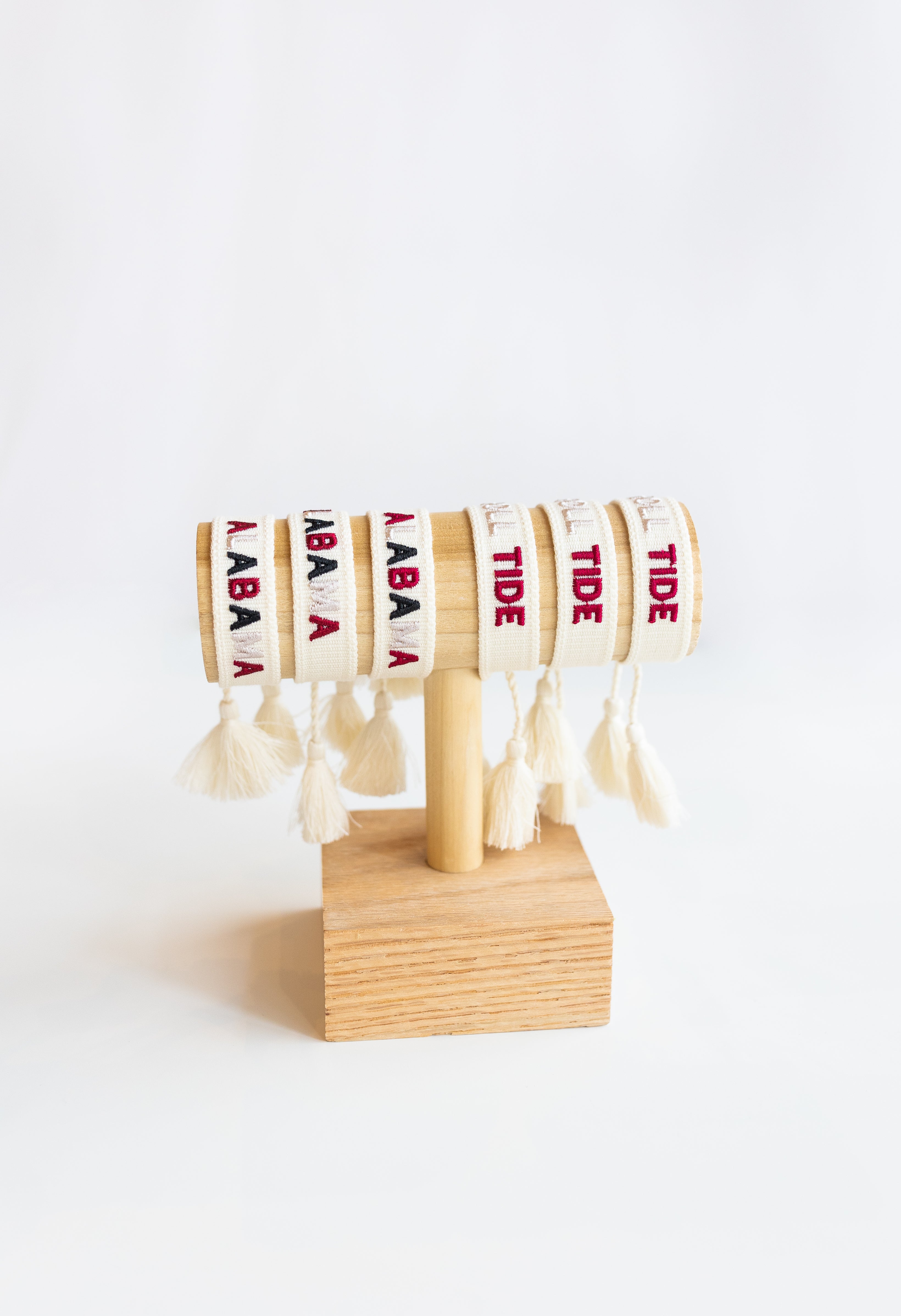 Roll Tide Embroidered Bracelet