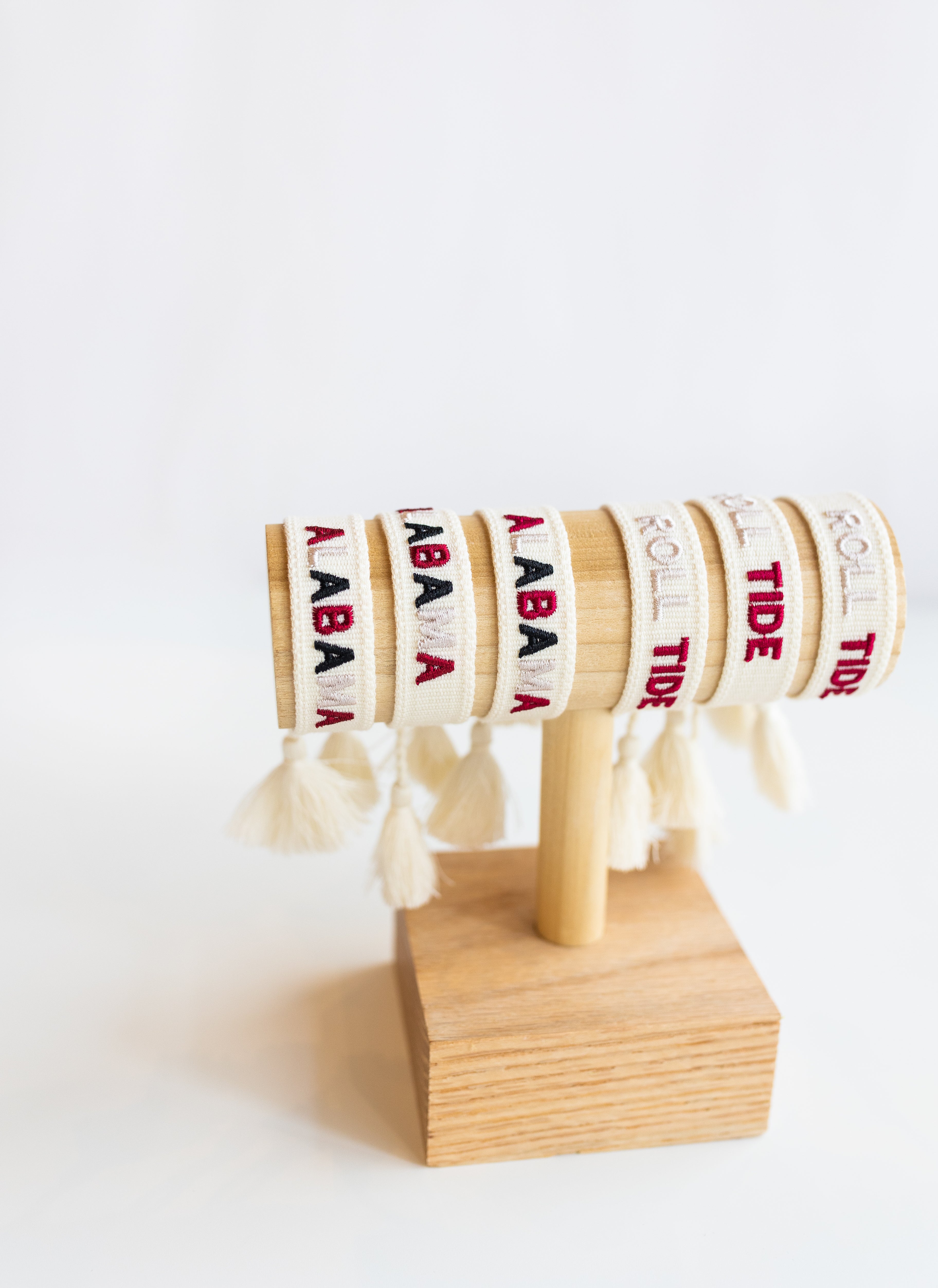 Roll Tide Embroidered Bracelet