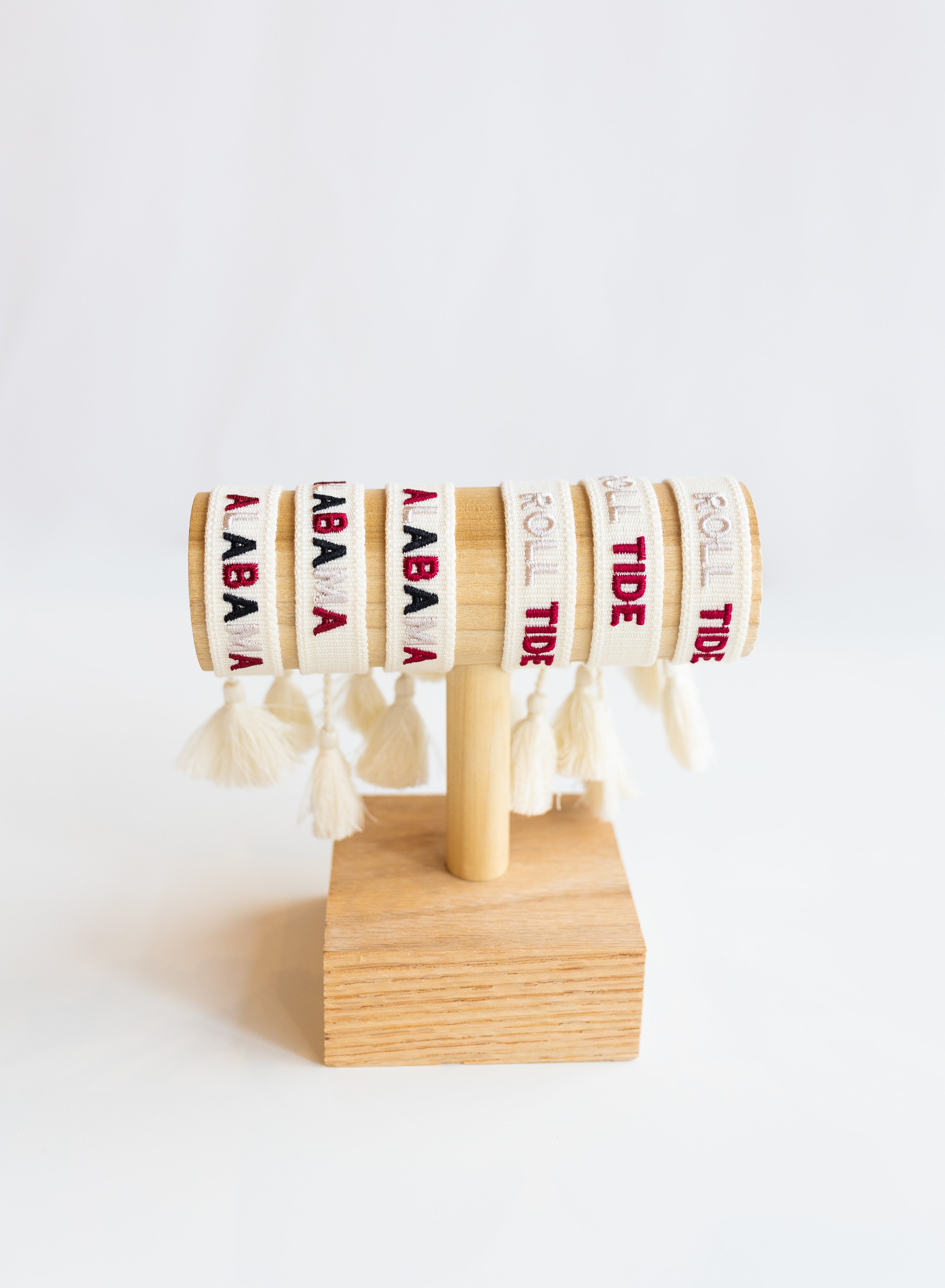 Roll Tide Embroidered Bracelet