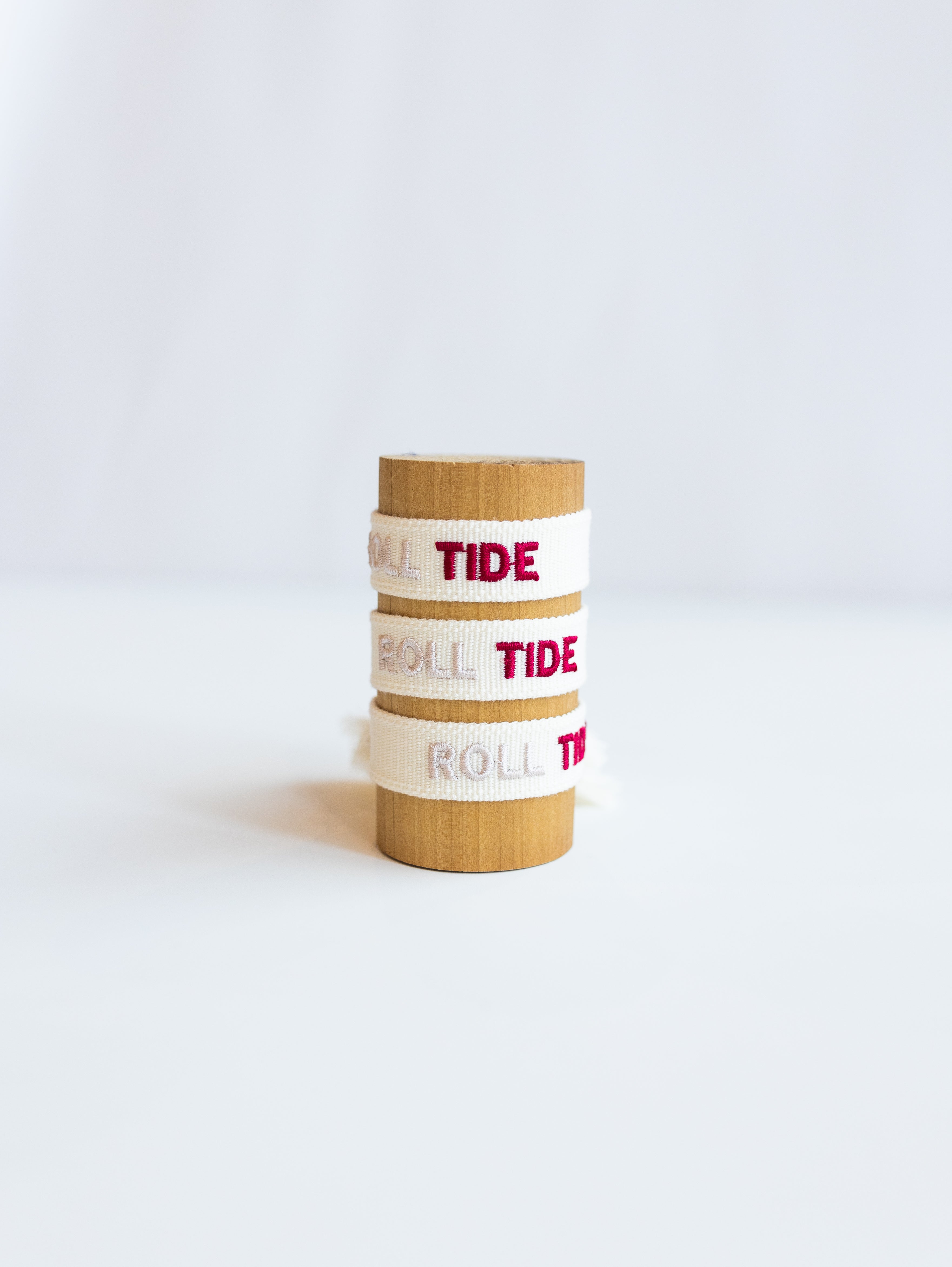 Roll Tide Embroidered Bracelet