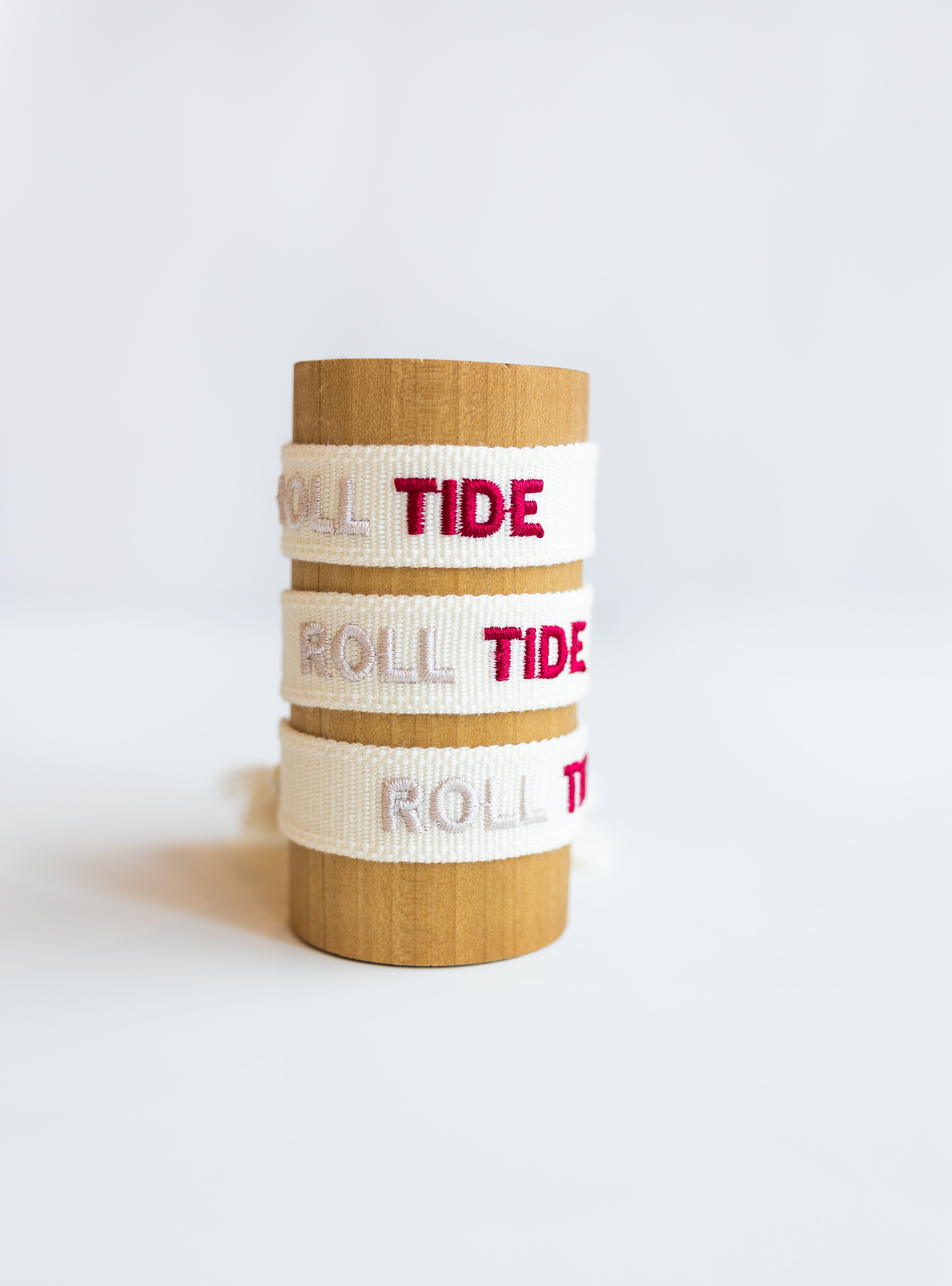 Roll Tide Embroidered Bracelet