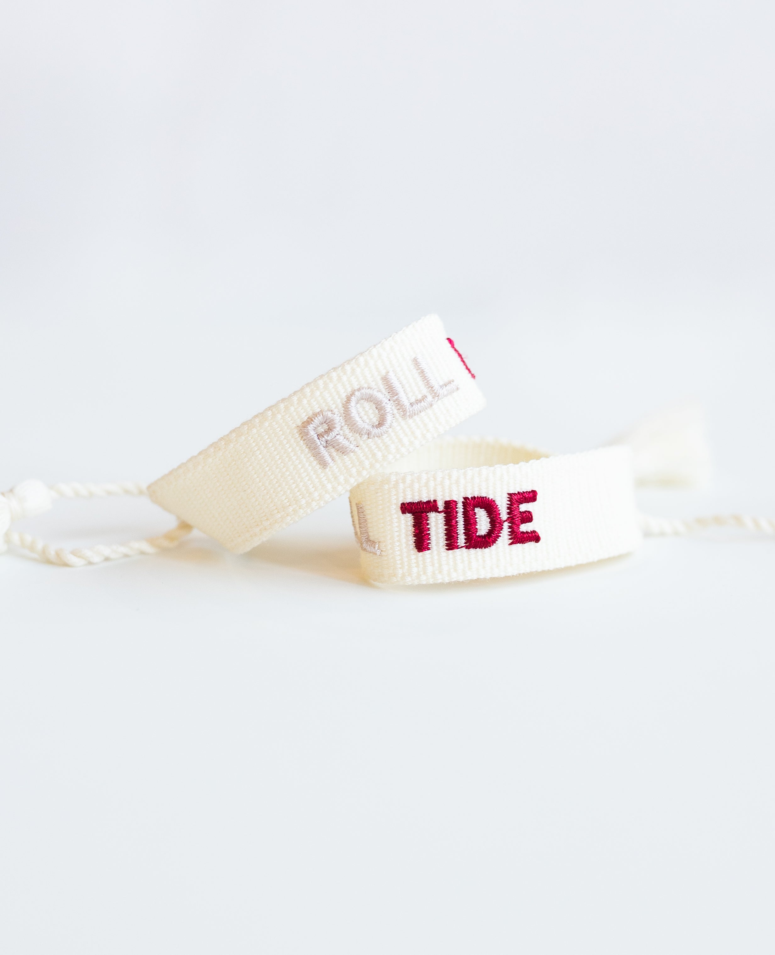 Roll Tide Embroidered Bracelet