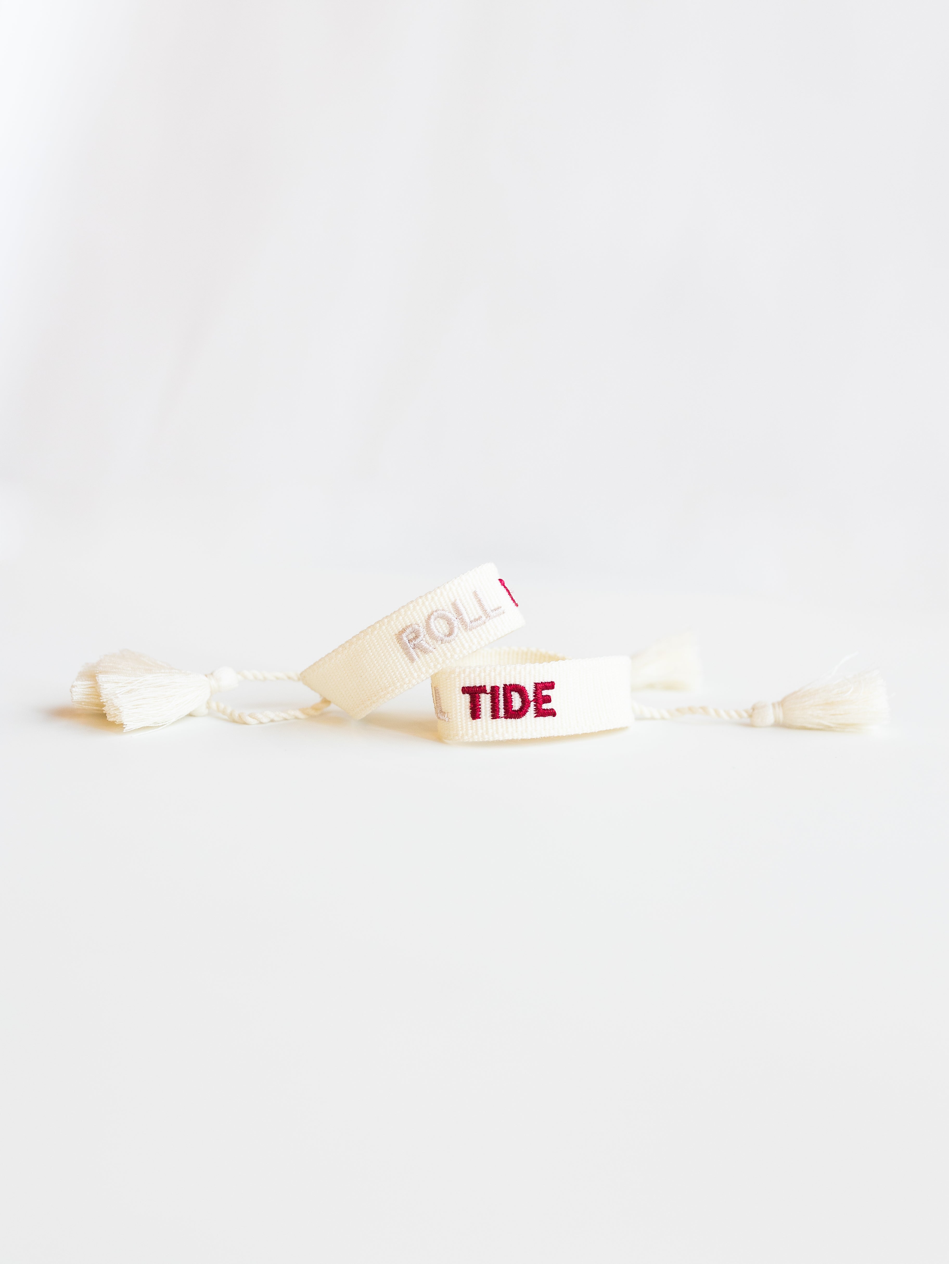 Roll Tide Embroidered Bracelet