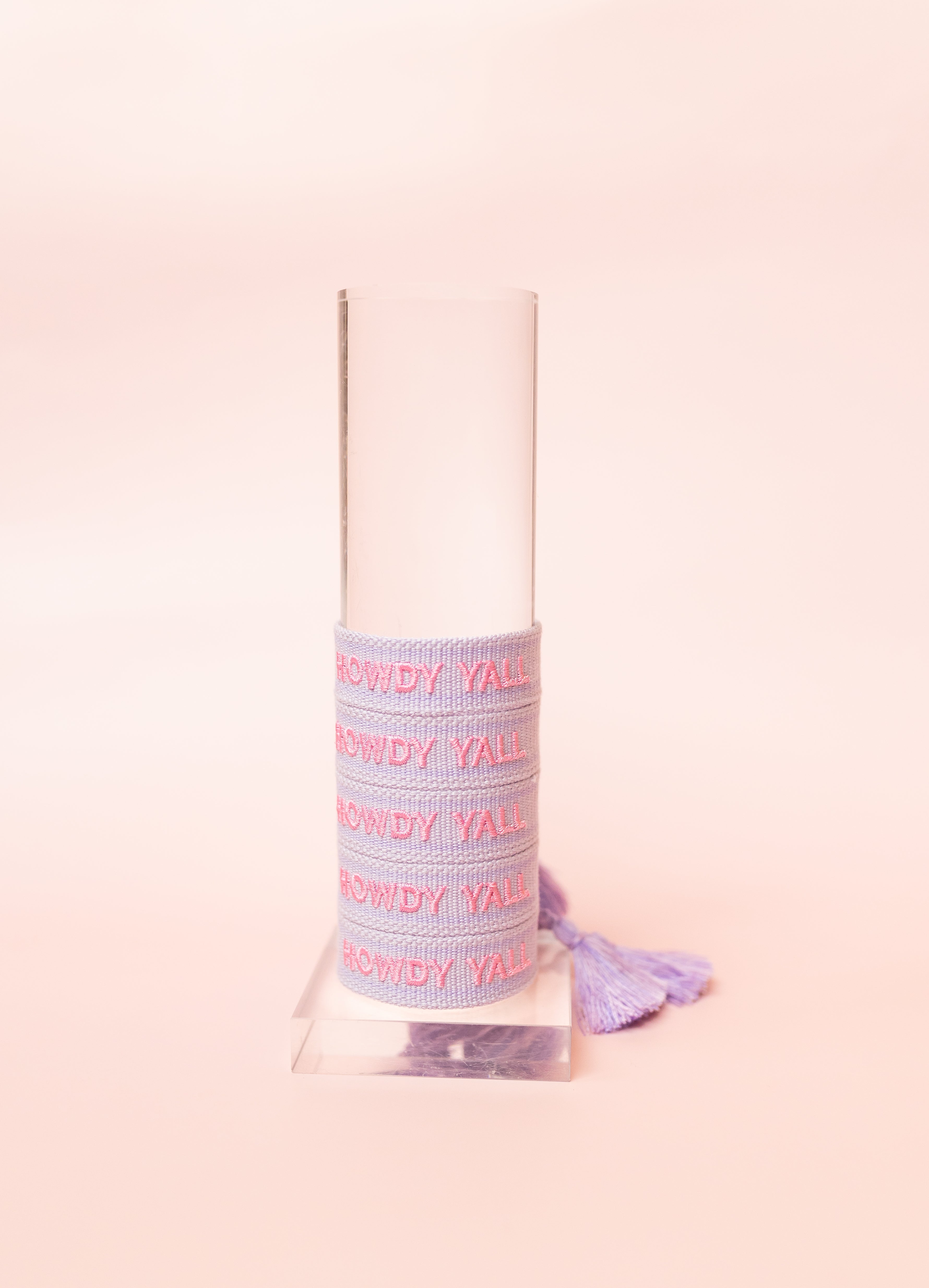 Howdy Y'all Embroidered Bracelet