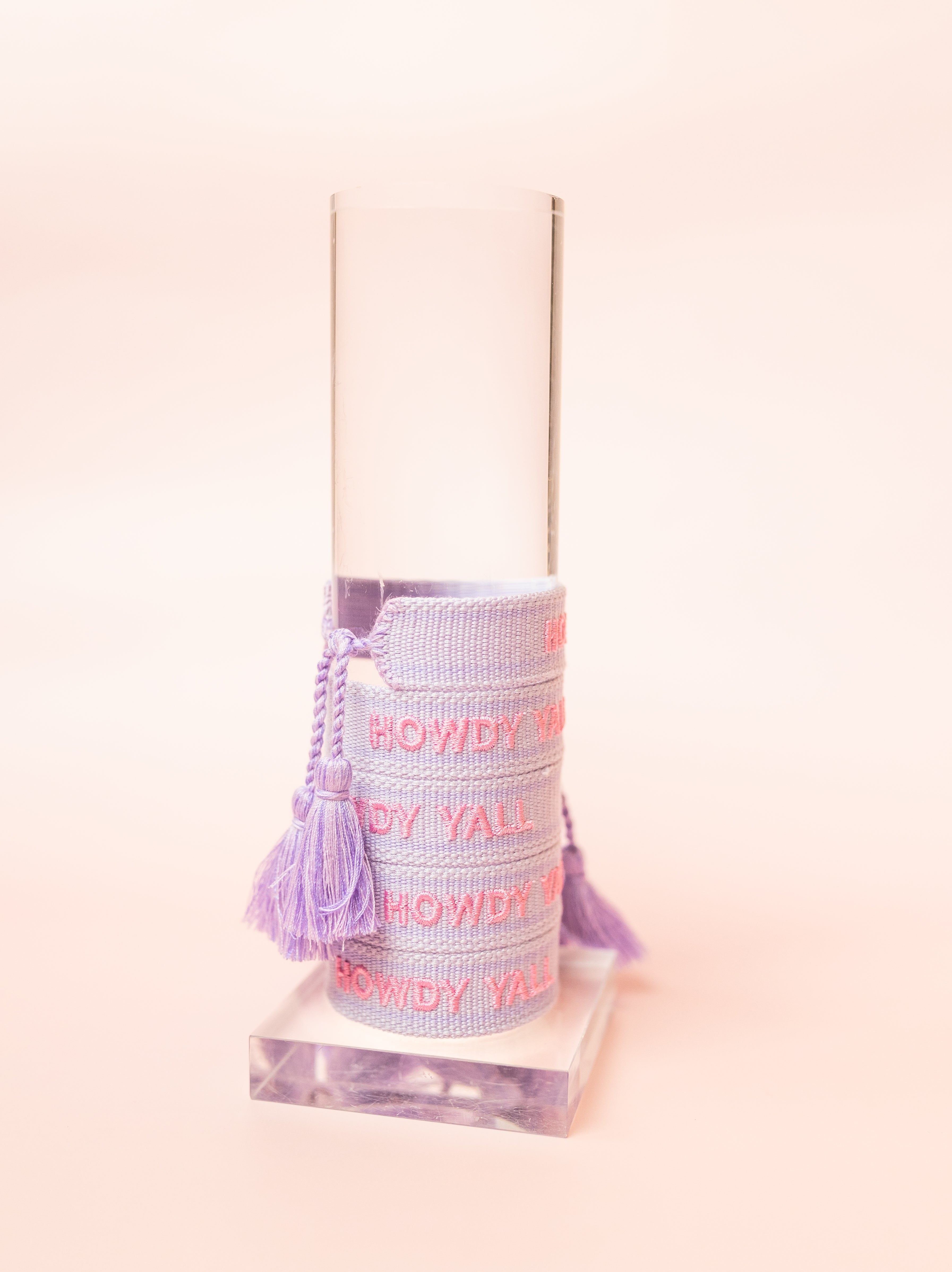 Howdy Y'all Embroidered Bracelet