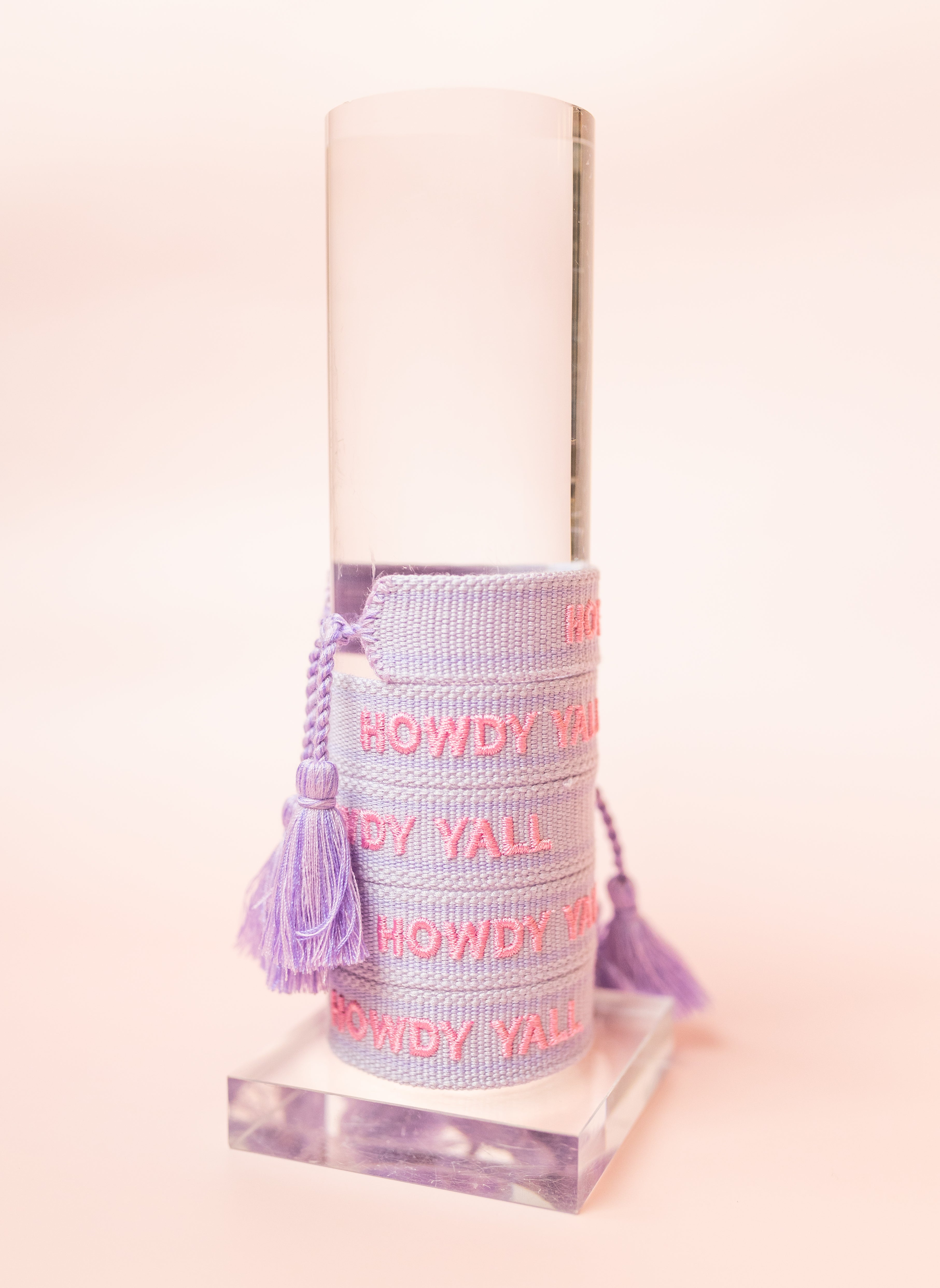 Howdy Y'all Embroidered Bracelet