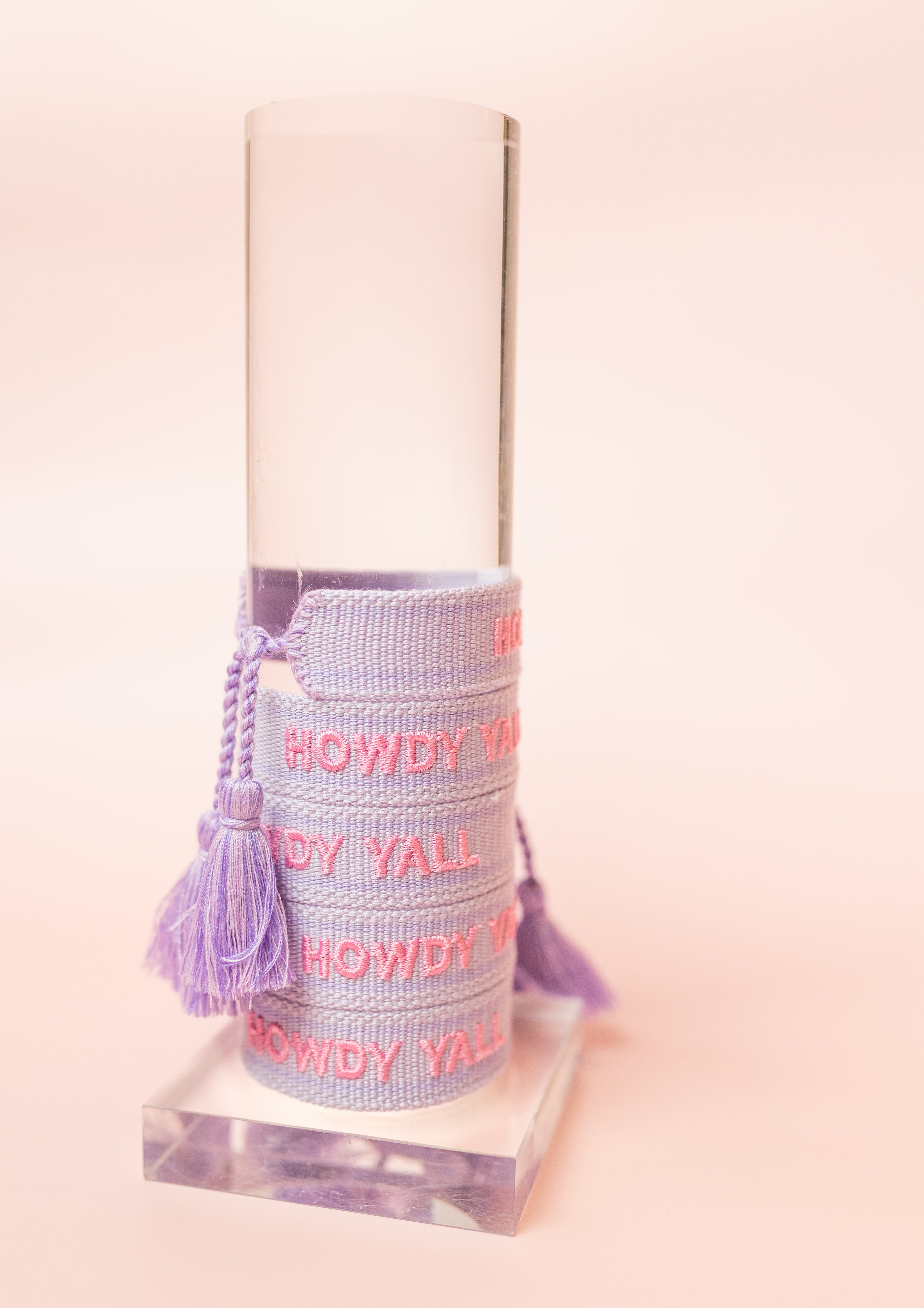 Howdy Y'all Embroidered Bracelet