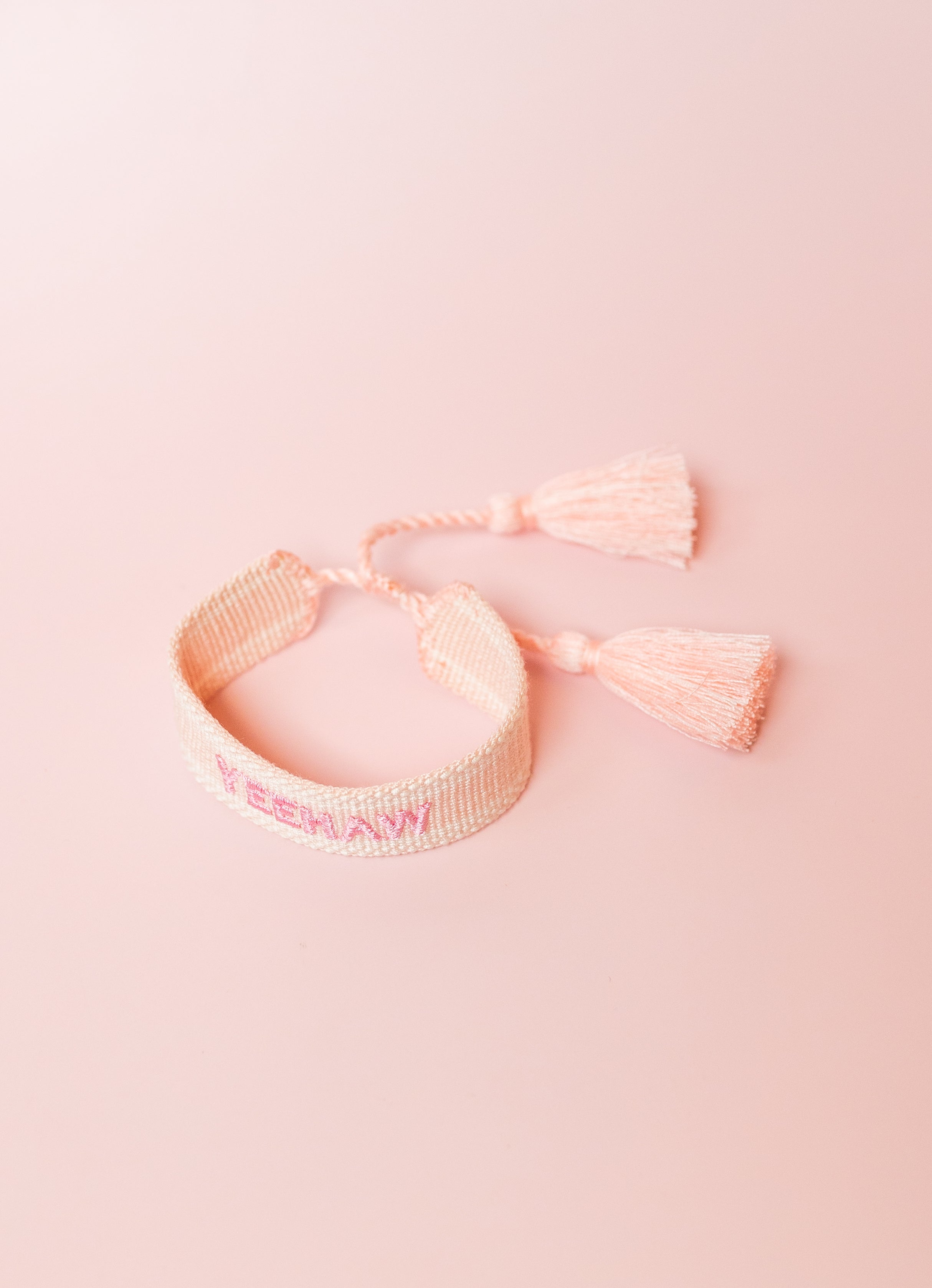 Yeehaw Embroidered Bracelet