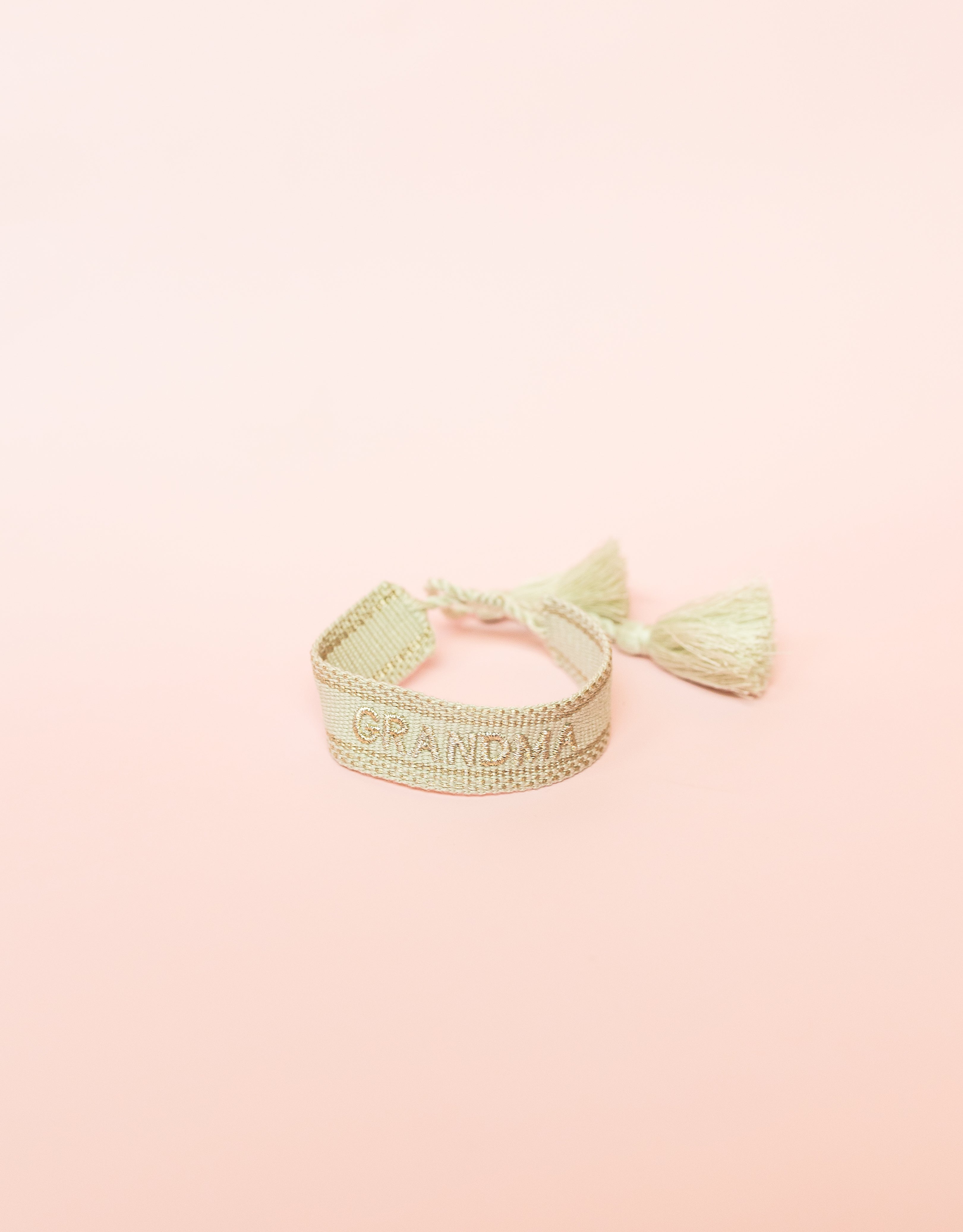 Grandma Embroidered Bracelet