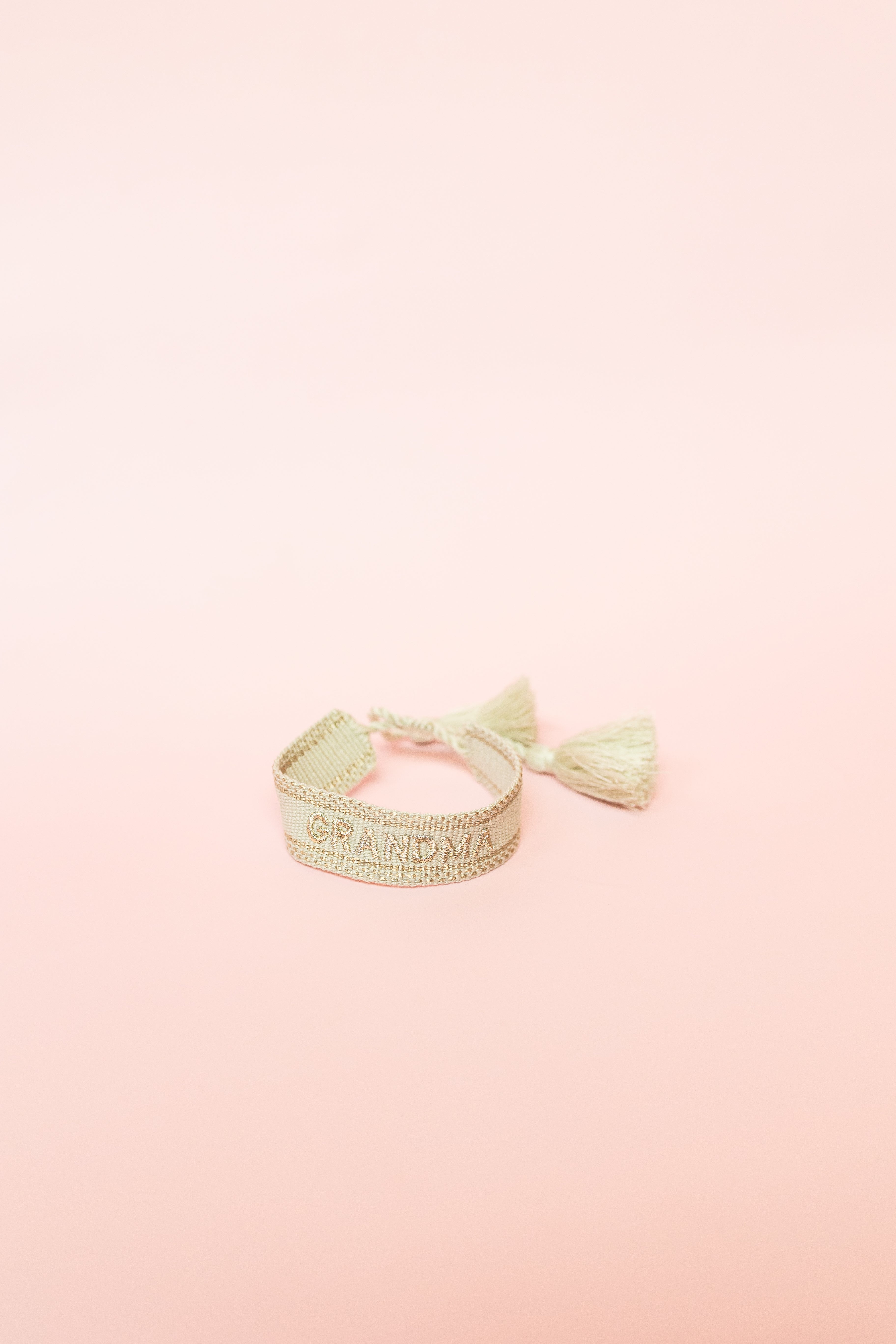 Grandma Embroidered Bracelet