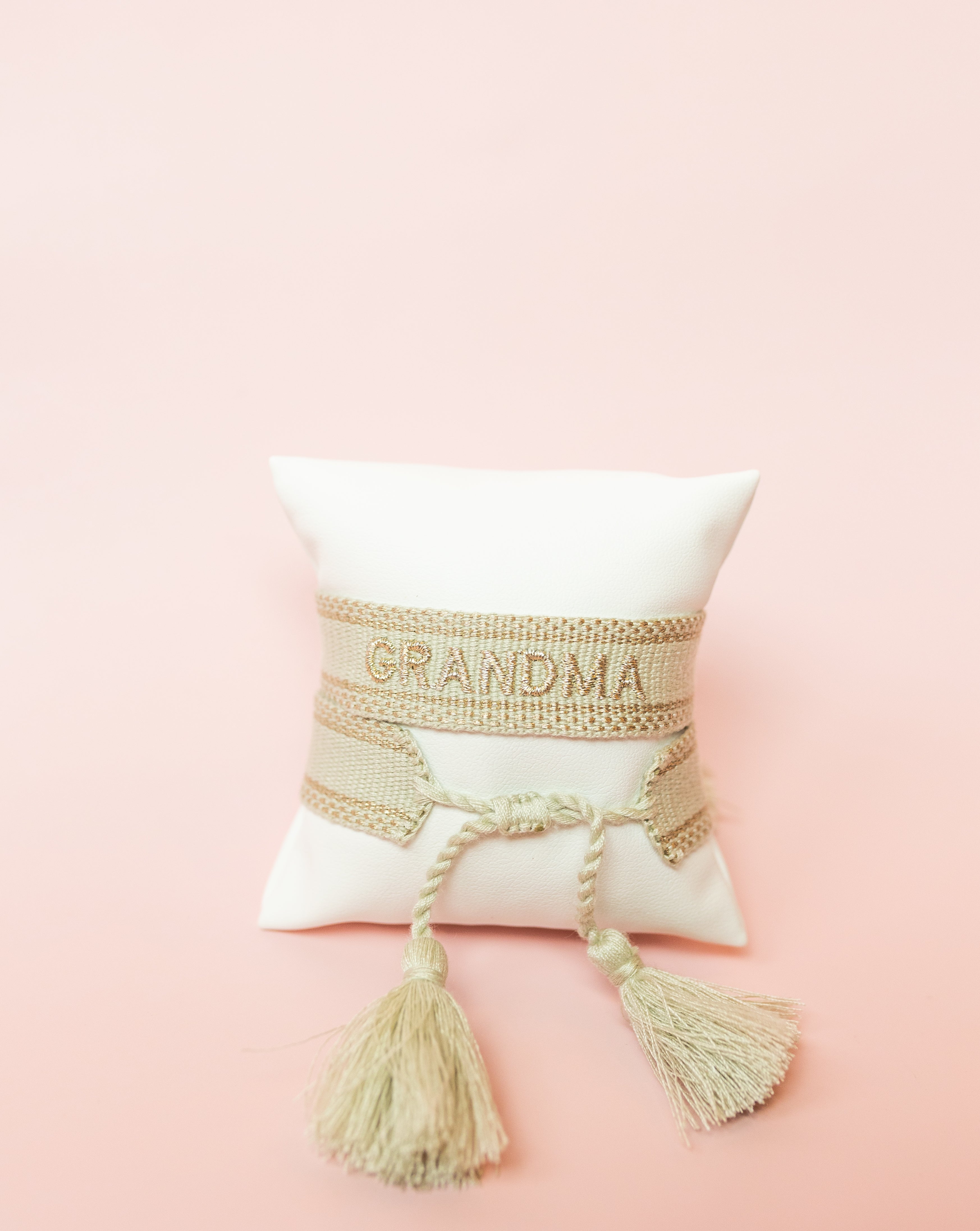 Grandma Embroidered Bracelet