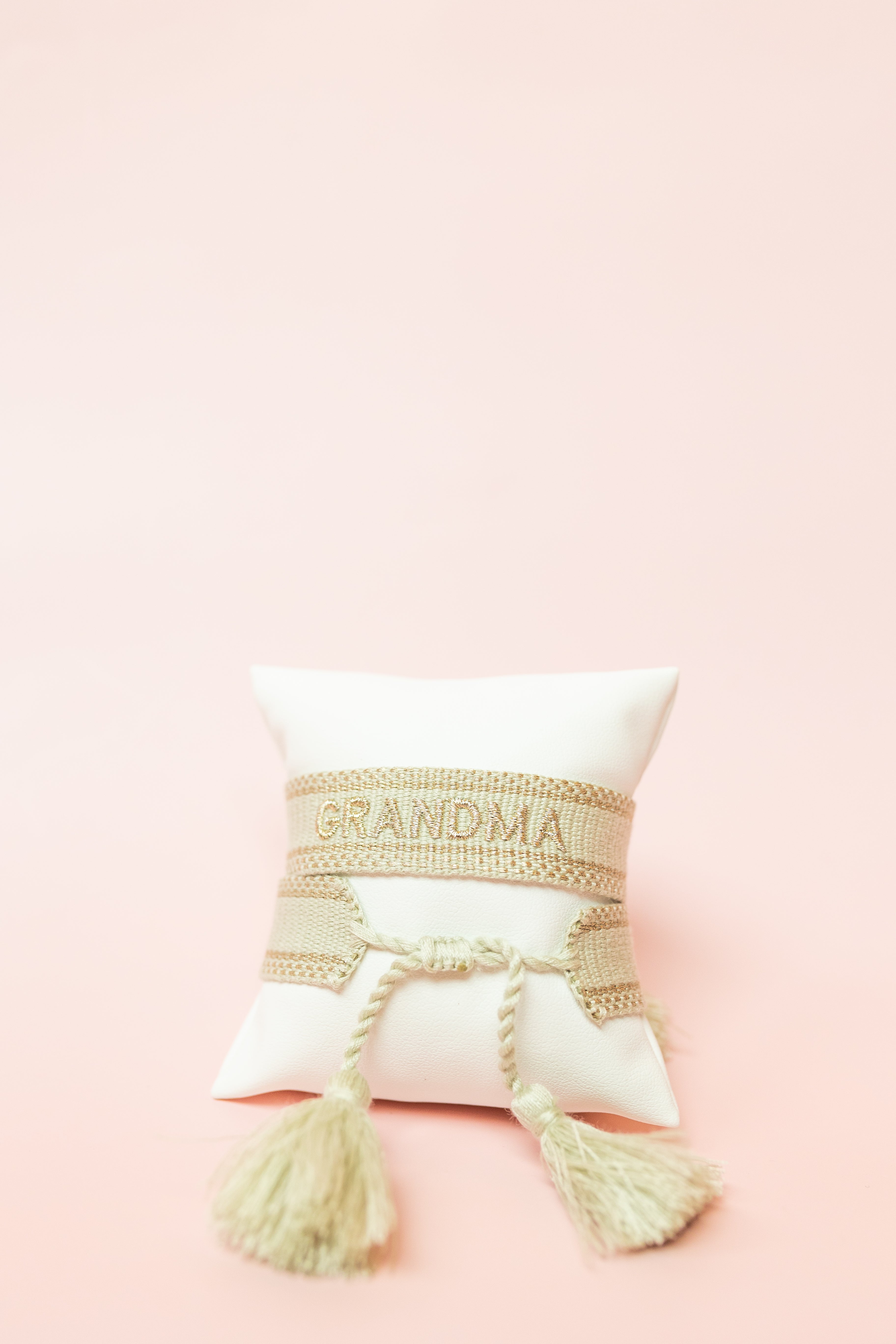 Grandma Embroidered Bracelet