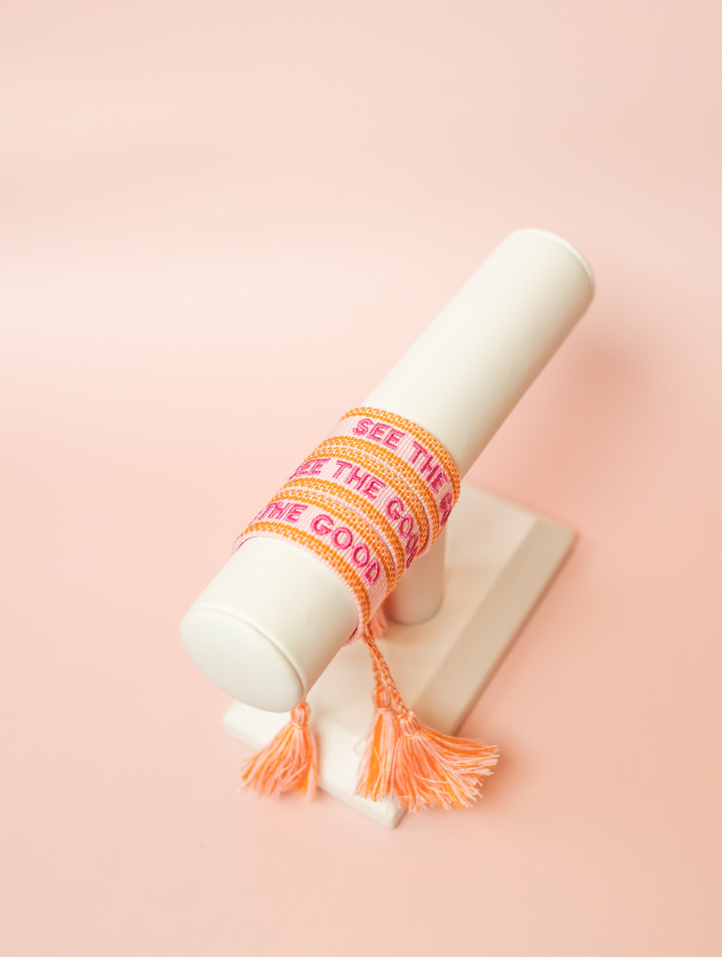 See The Good Embroidered Bracelet