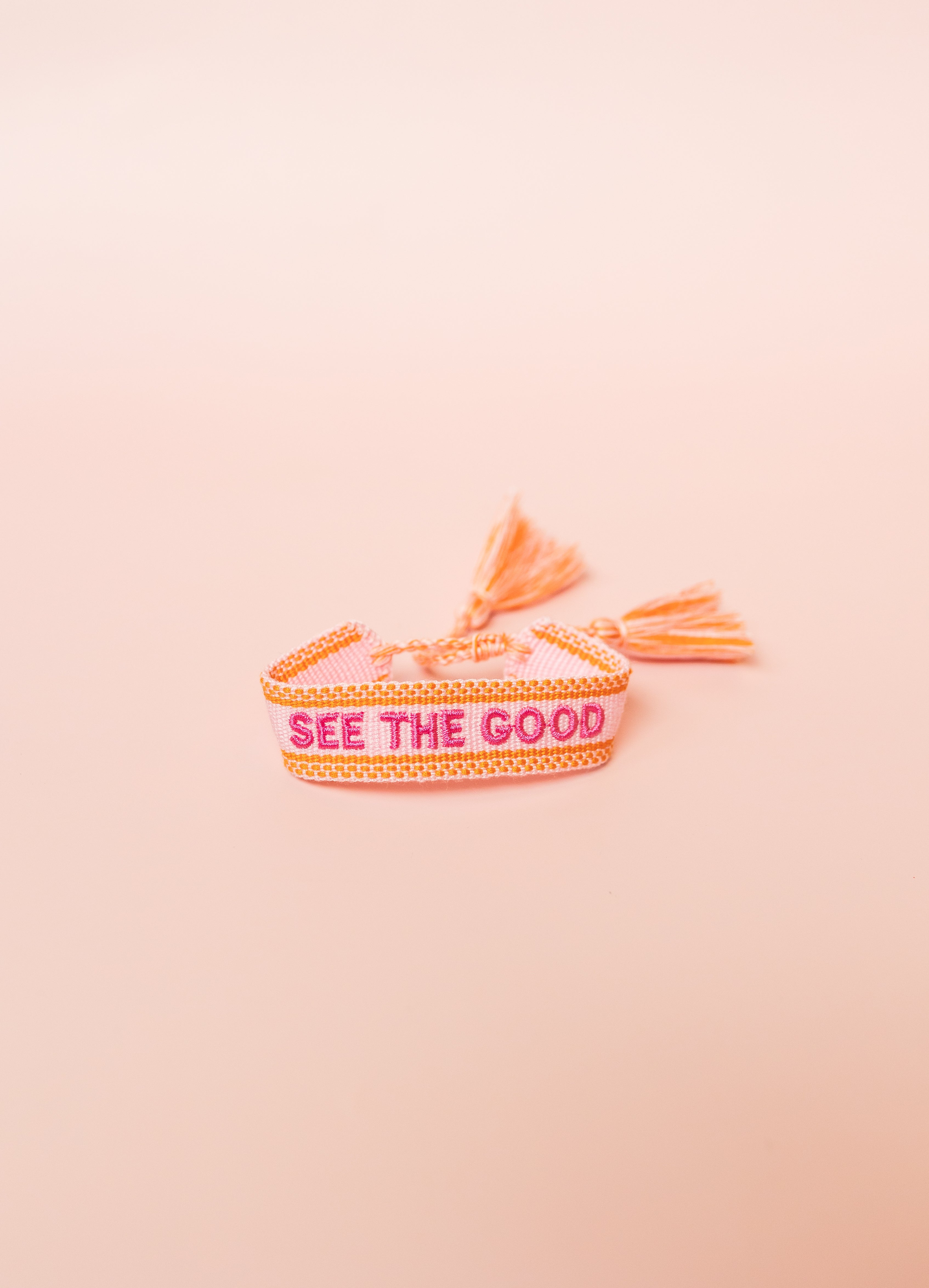 See The Good Embroidered Bracelet