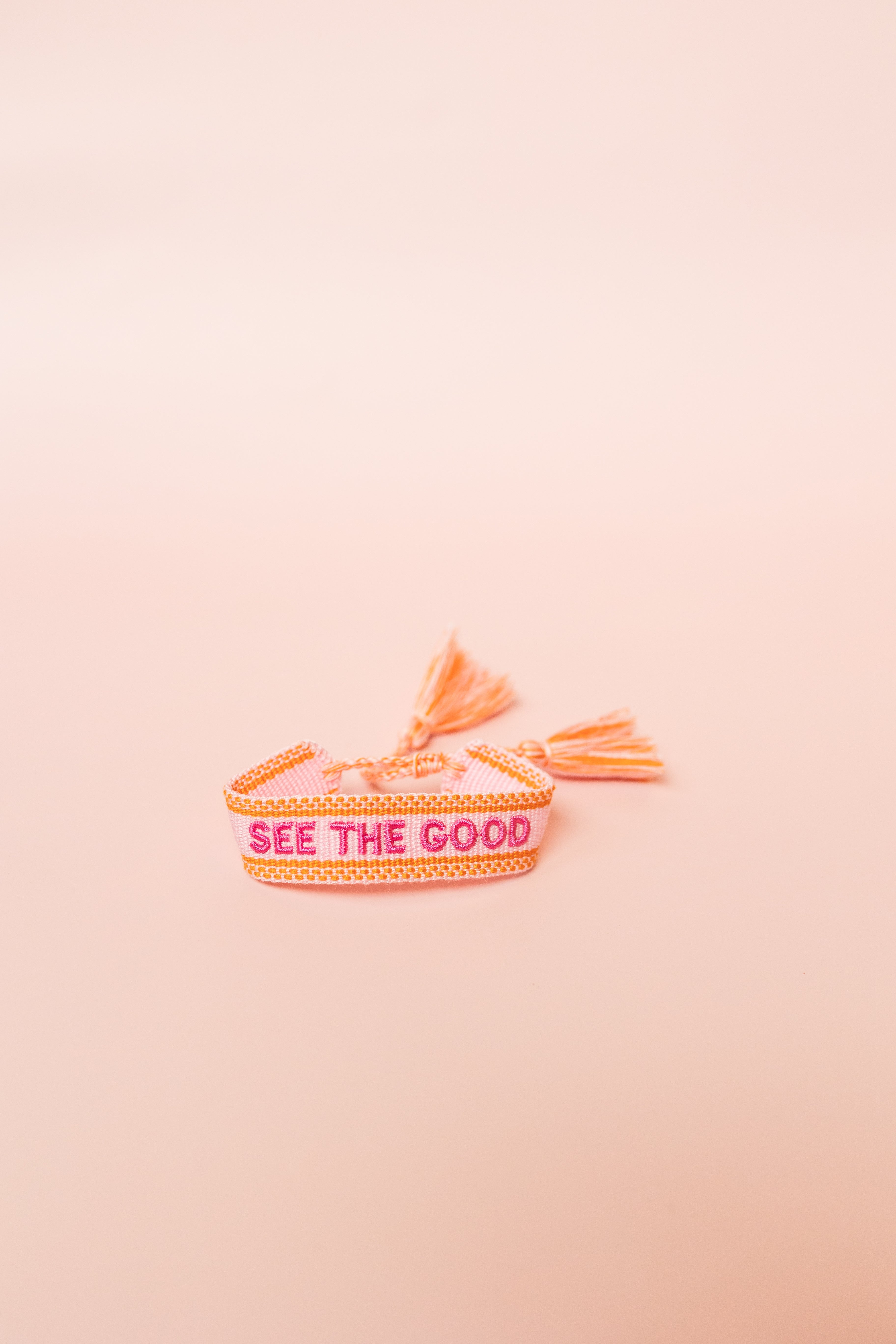See The Good Embroidered Bracelet