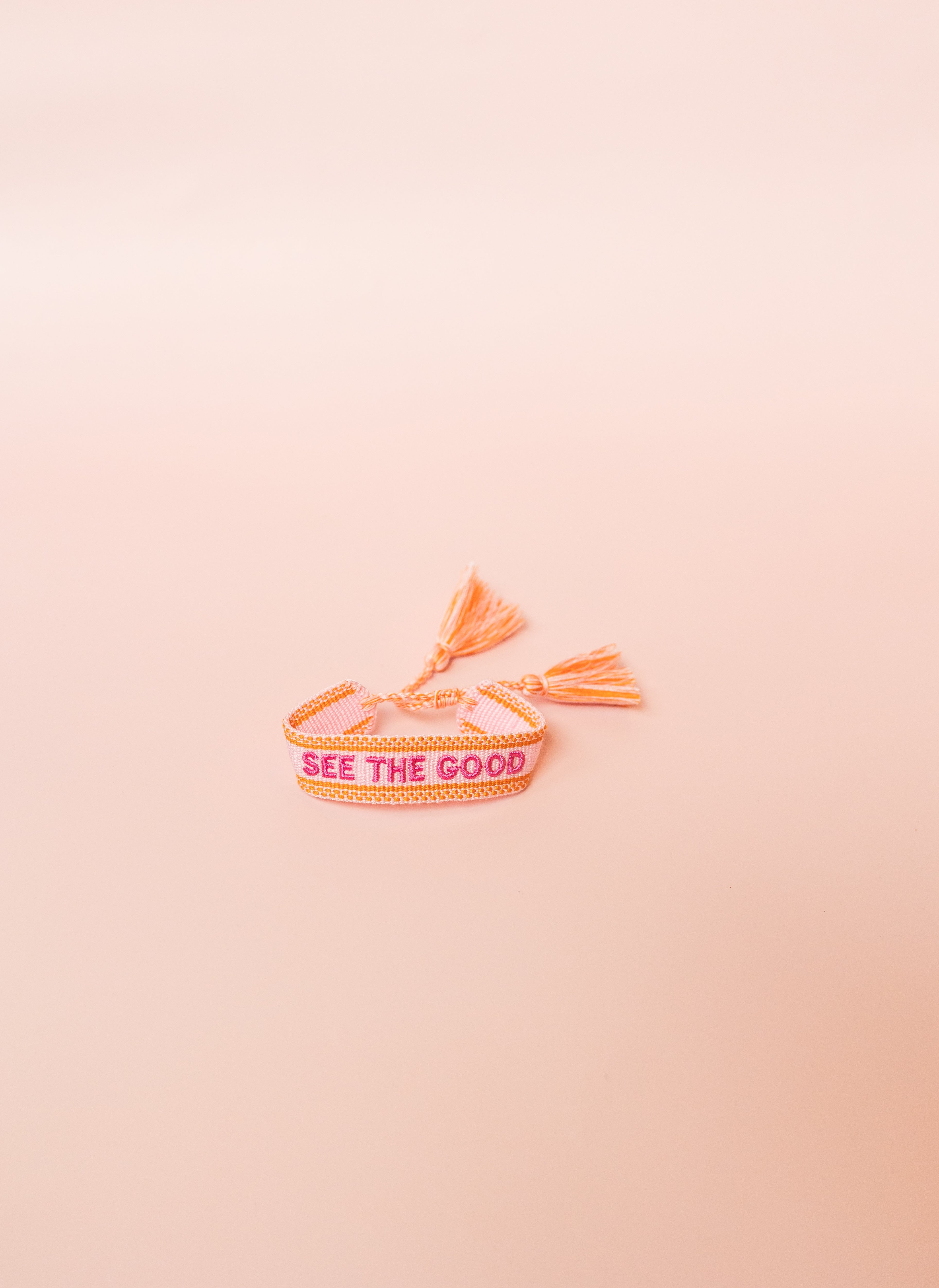 See The Good Embroidered Bracelet