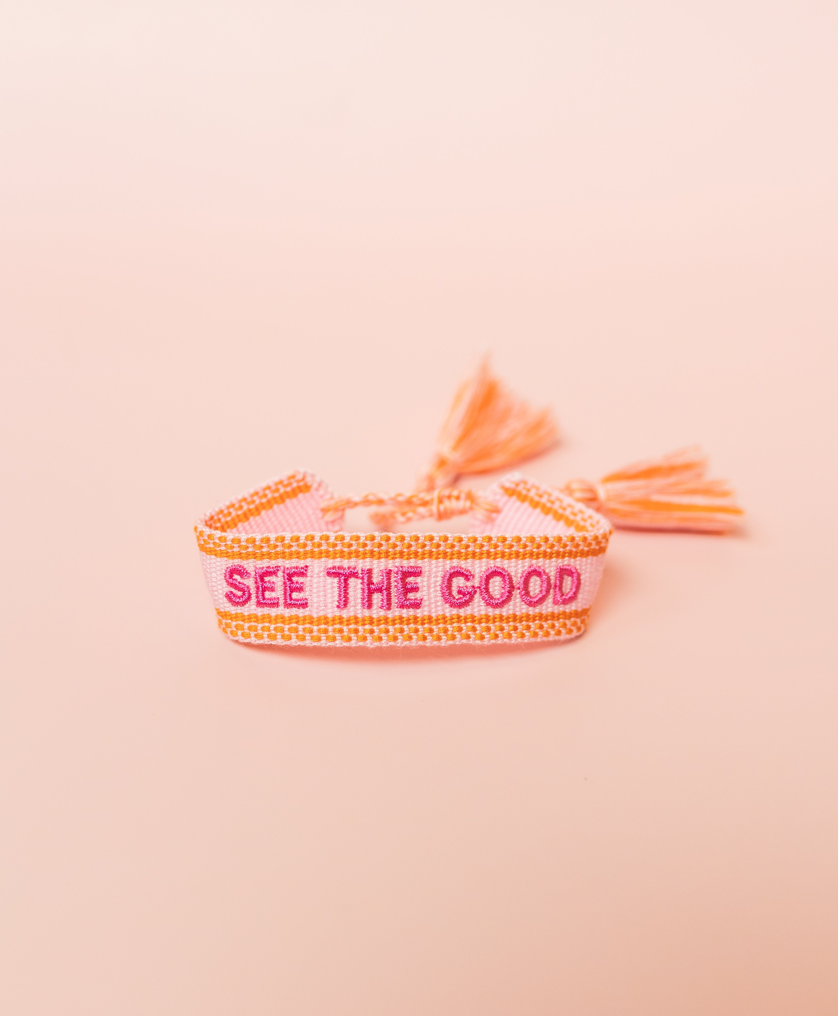 See The Good Embroidered Bracelet