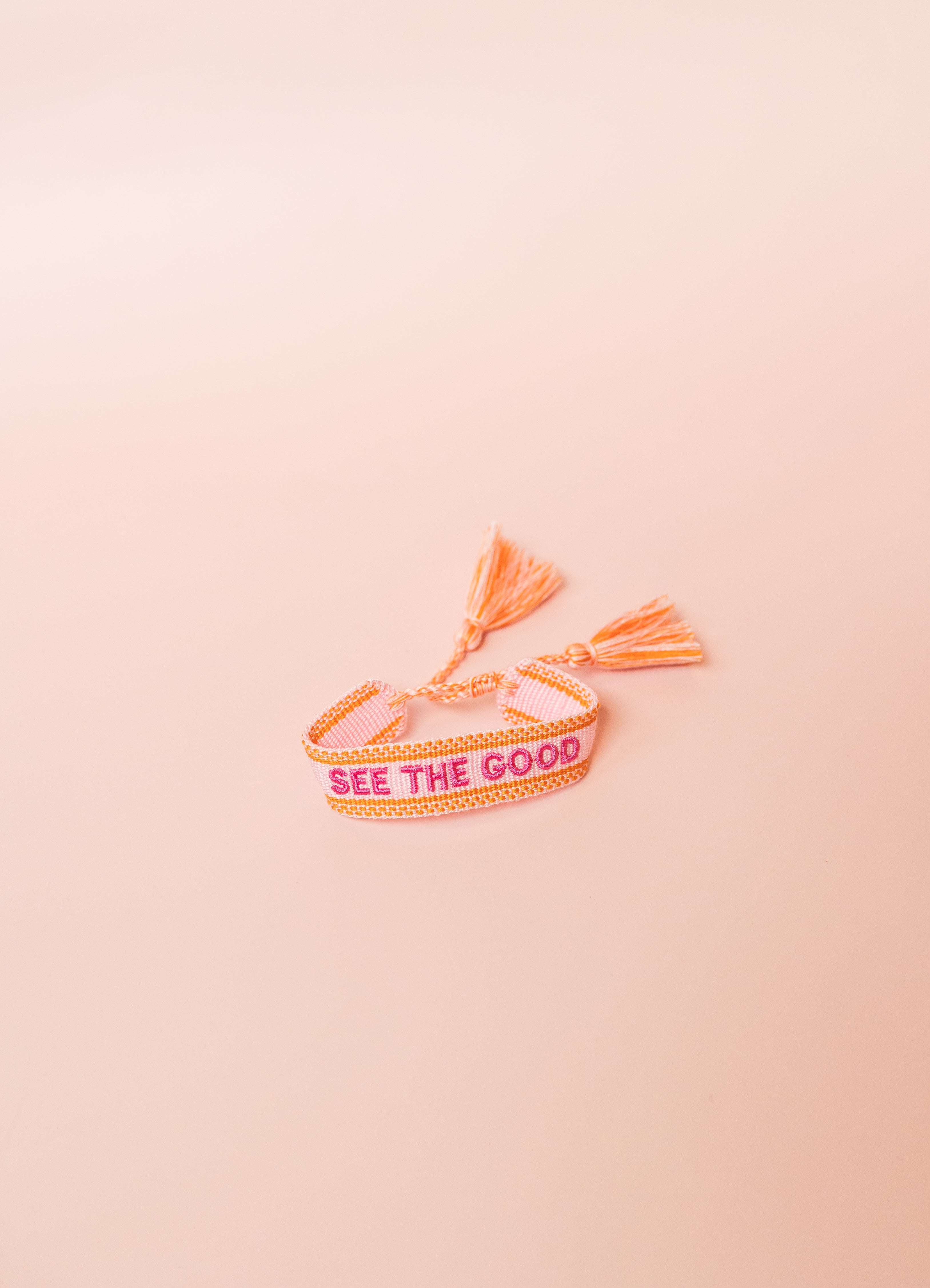 See The Good Embroidered Bracelet