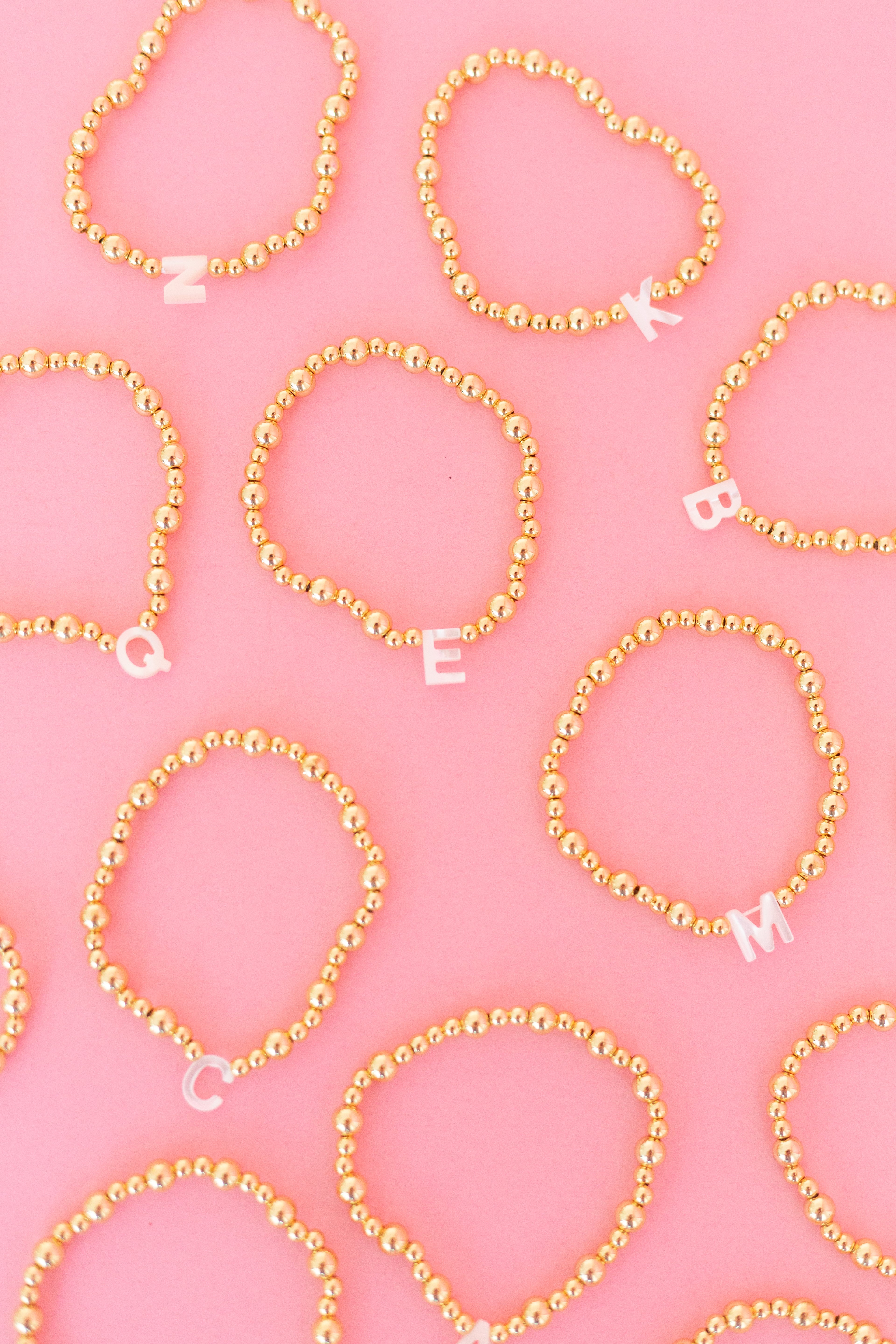 Opal Initial Bracelet