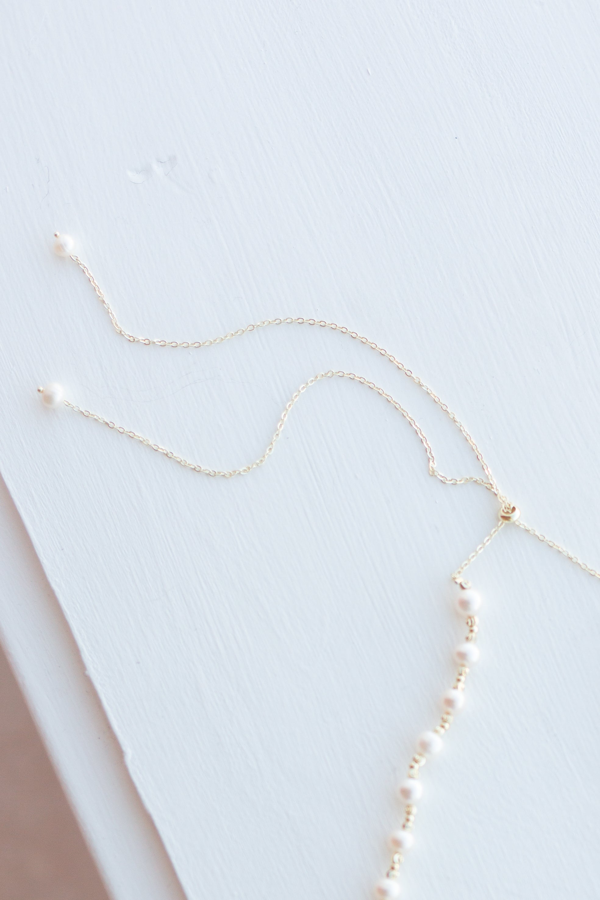 Adjustable Pearl Necklace