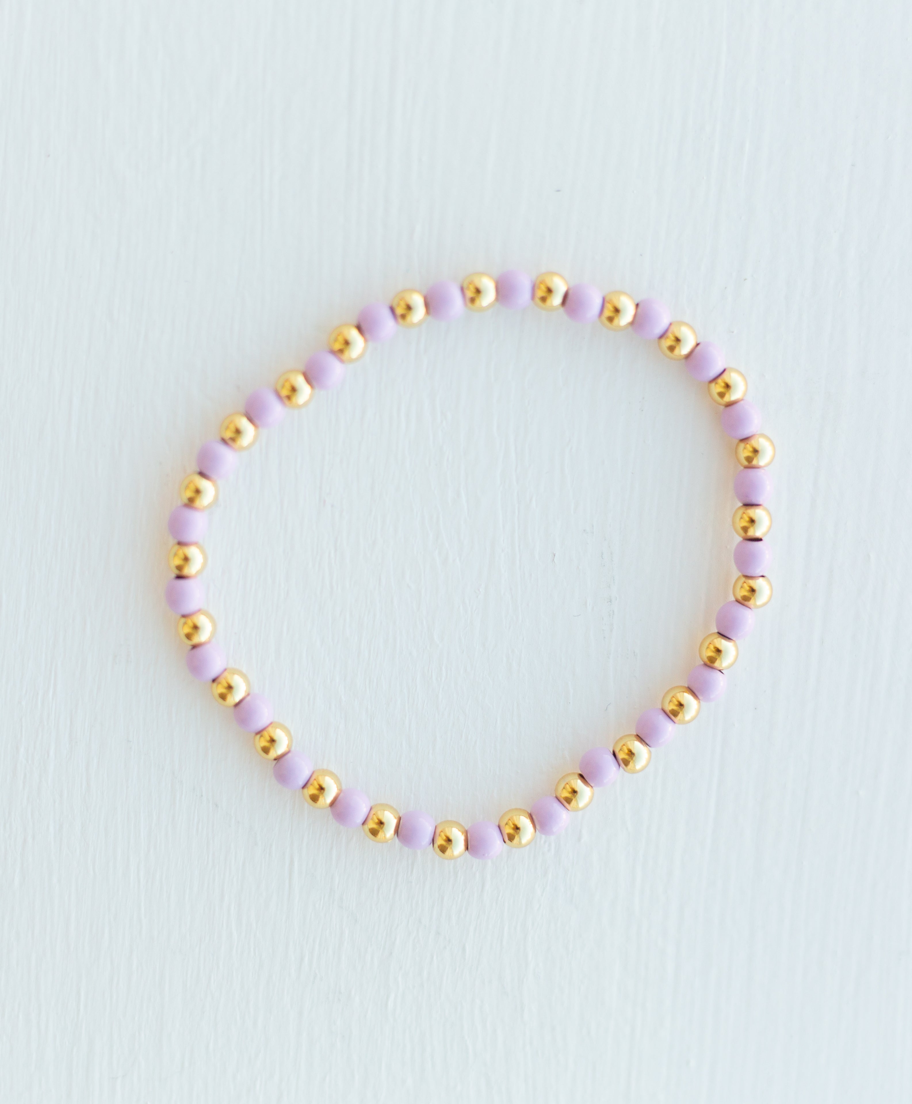 Rainbow Gold Beaded Bracelet