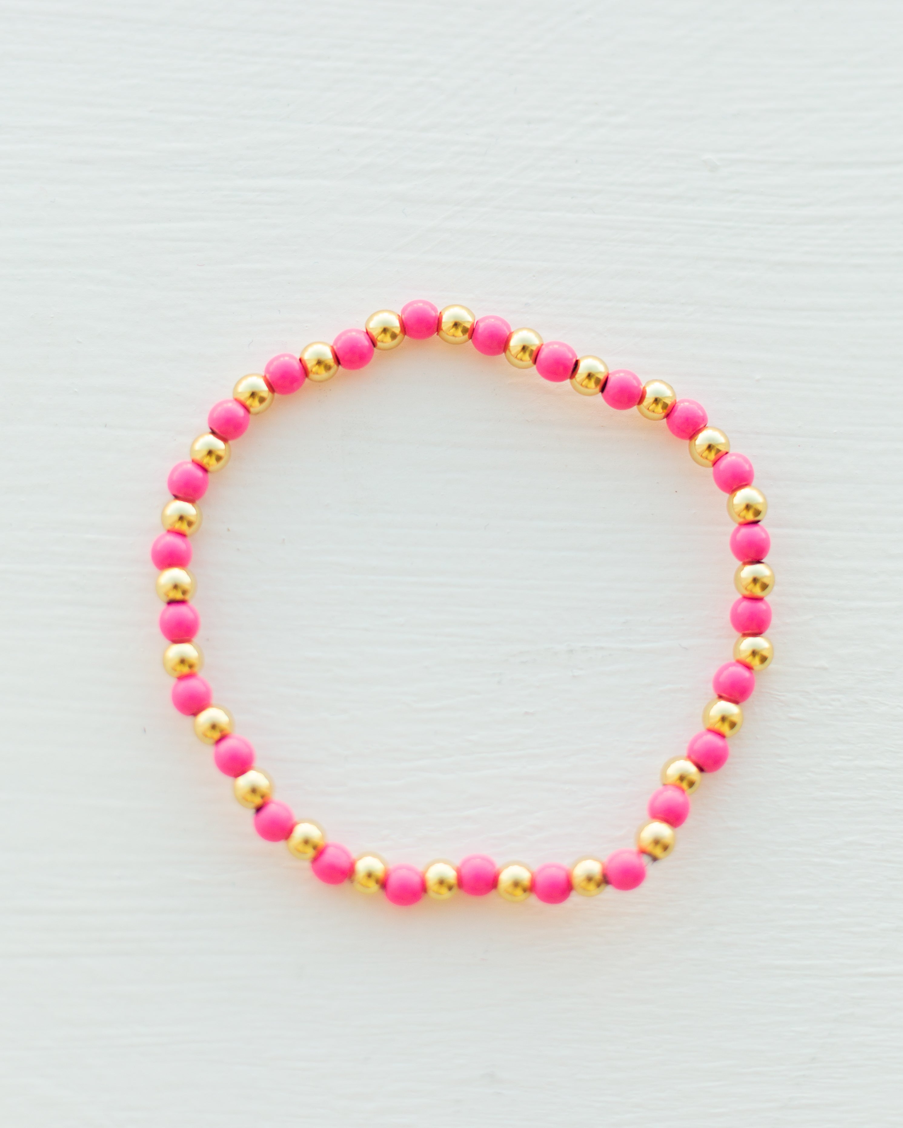 Rainbow Gold Beaded Bracelet