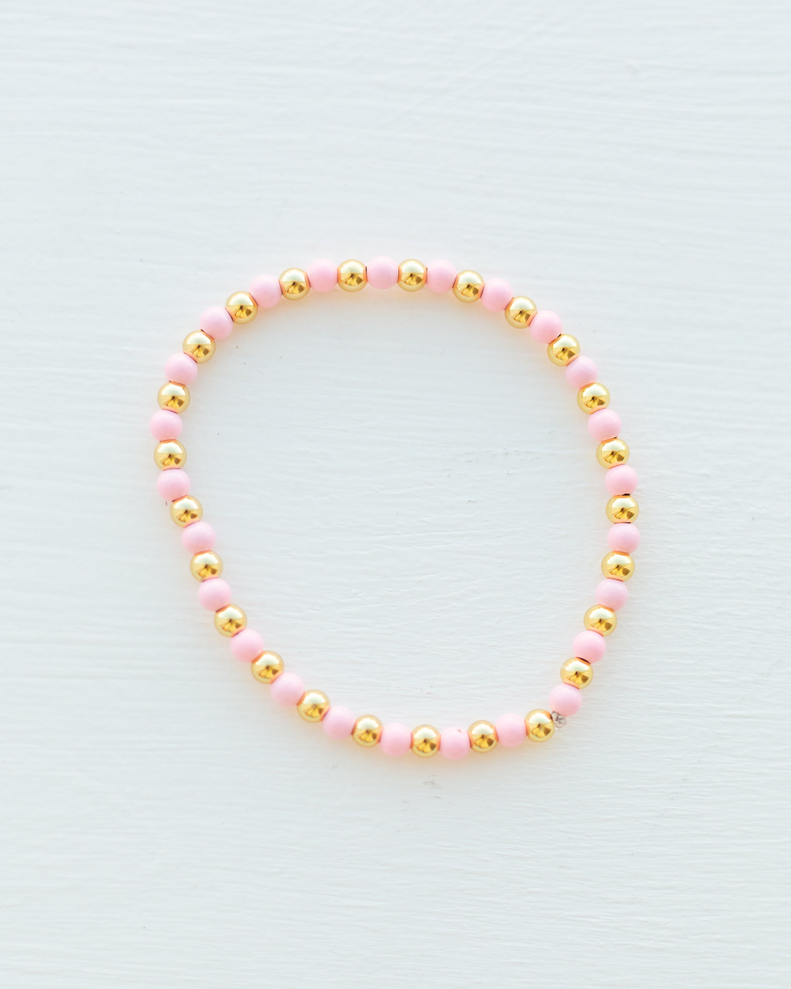Rainbow Gold Beaded Bracelet