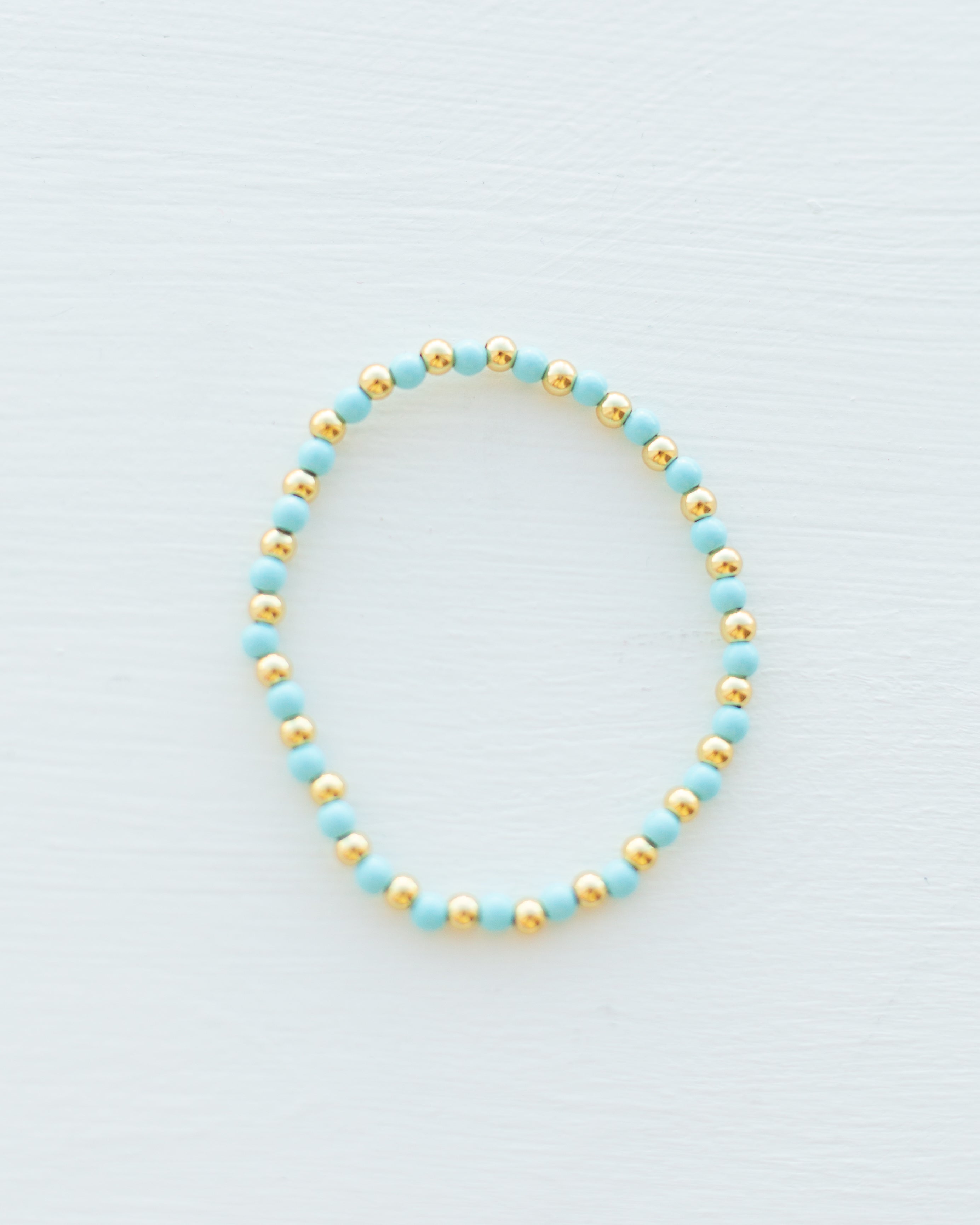 Rainbow Gold Beaded Bracelet