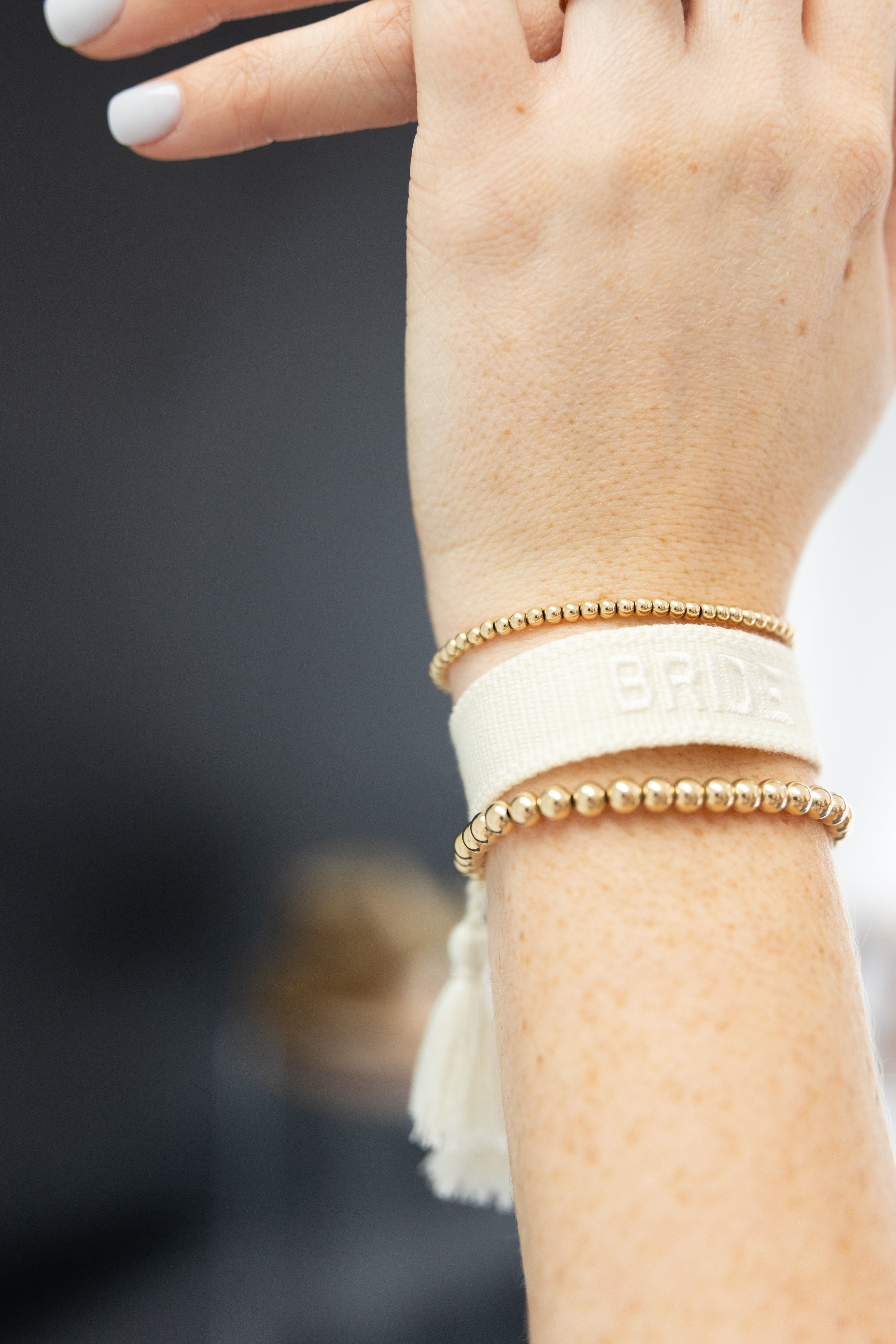 Bride Embroidered Bracelet
