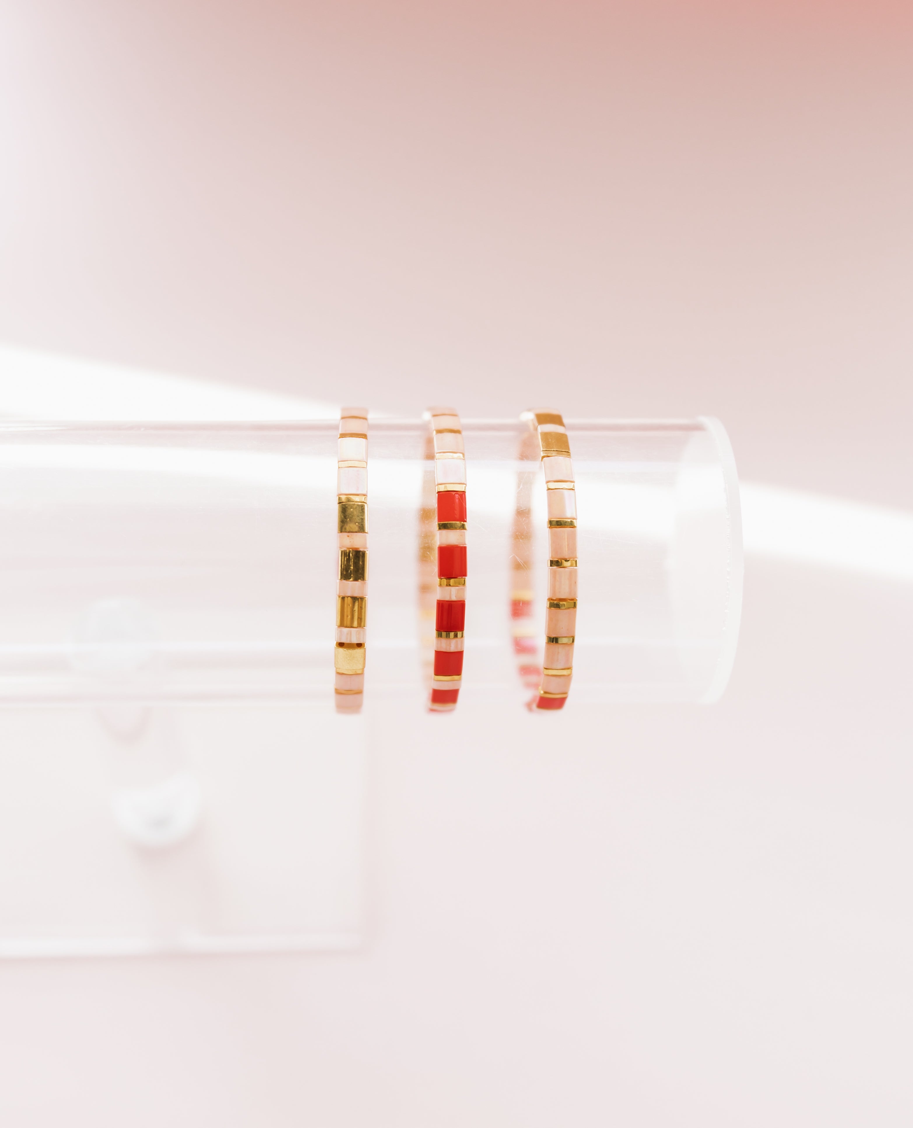 Cupid's Glass Tile Bracelet