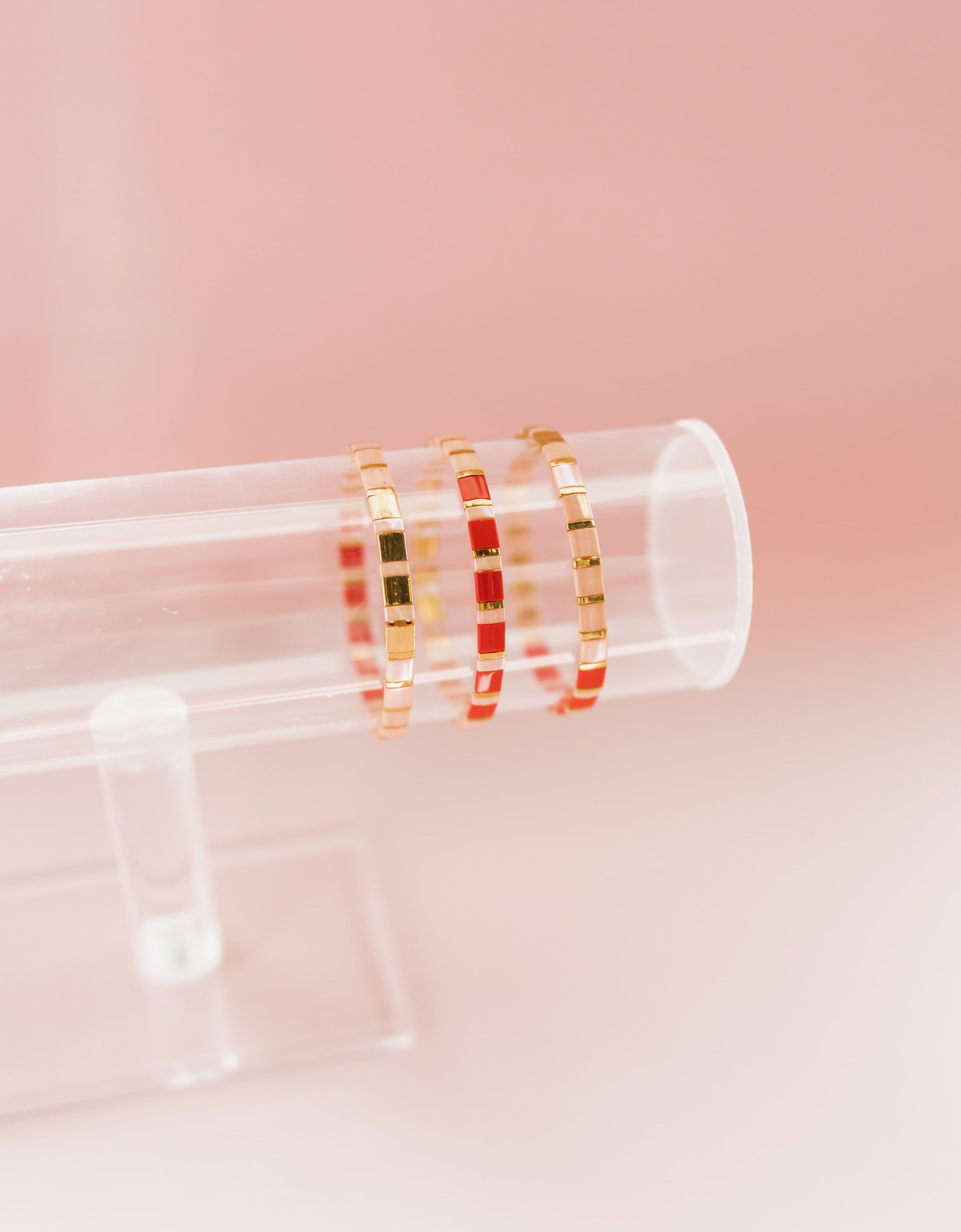Cupid's Glass Tile Bracelet