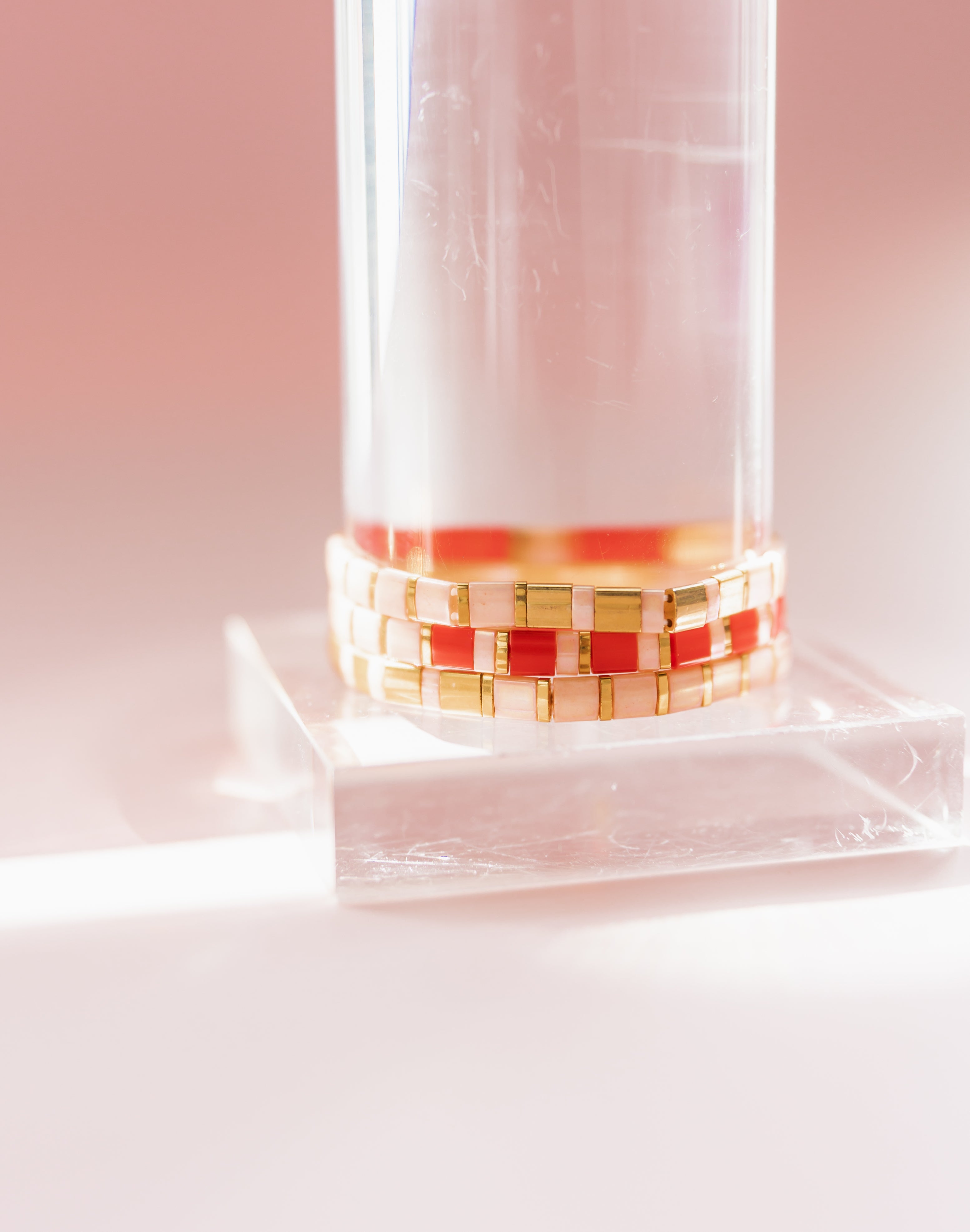 Cupid's Glass Tile Bracelet