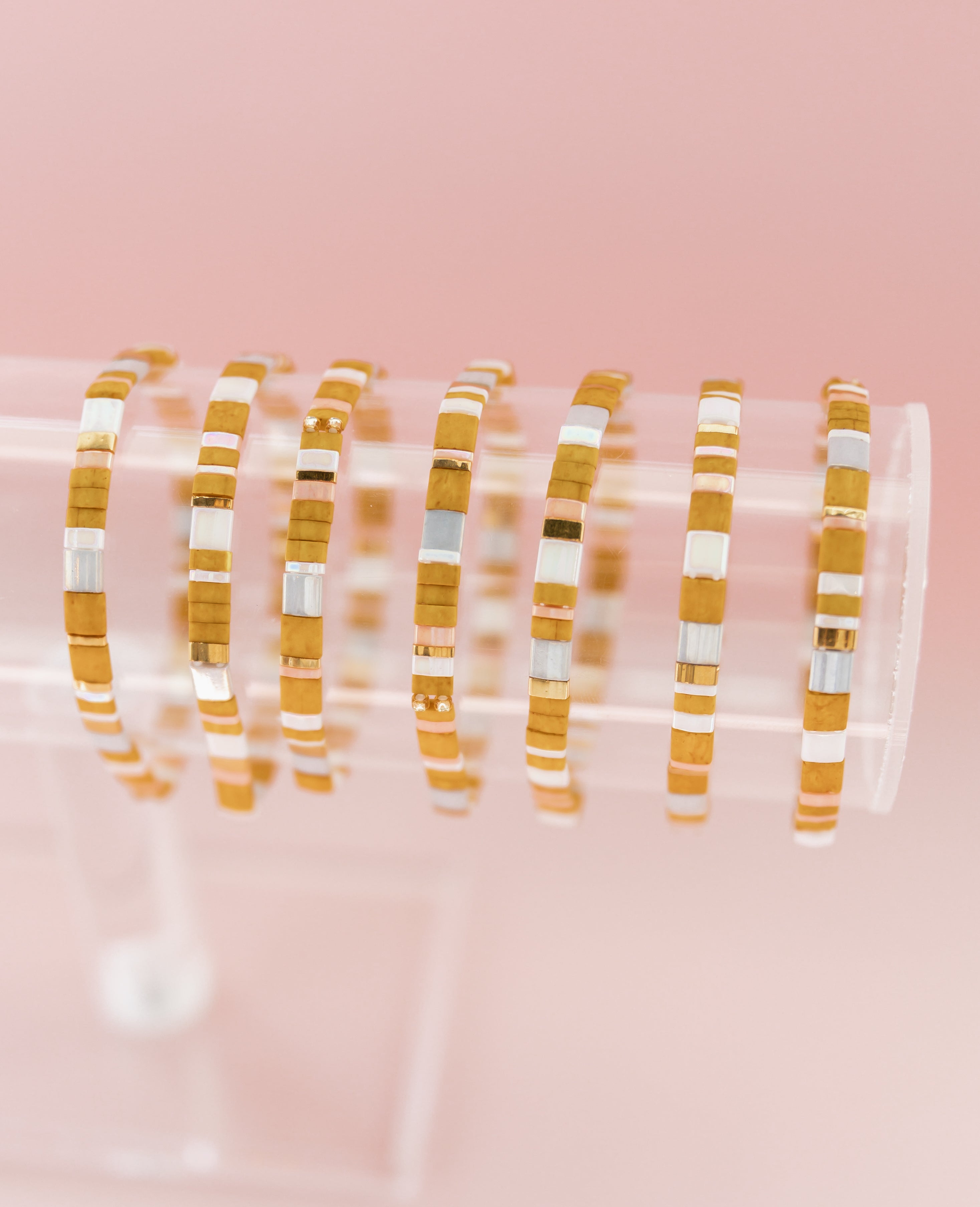 Sunset Glass Tile Bracelet