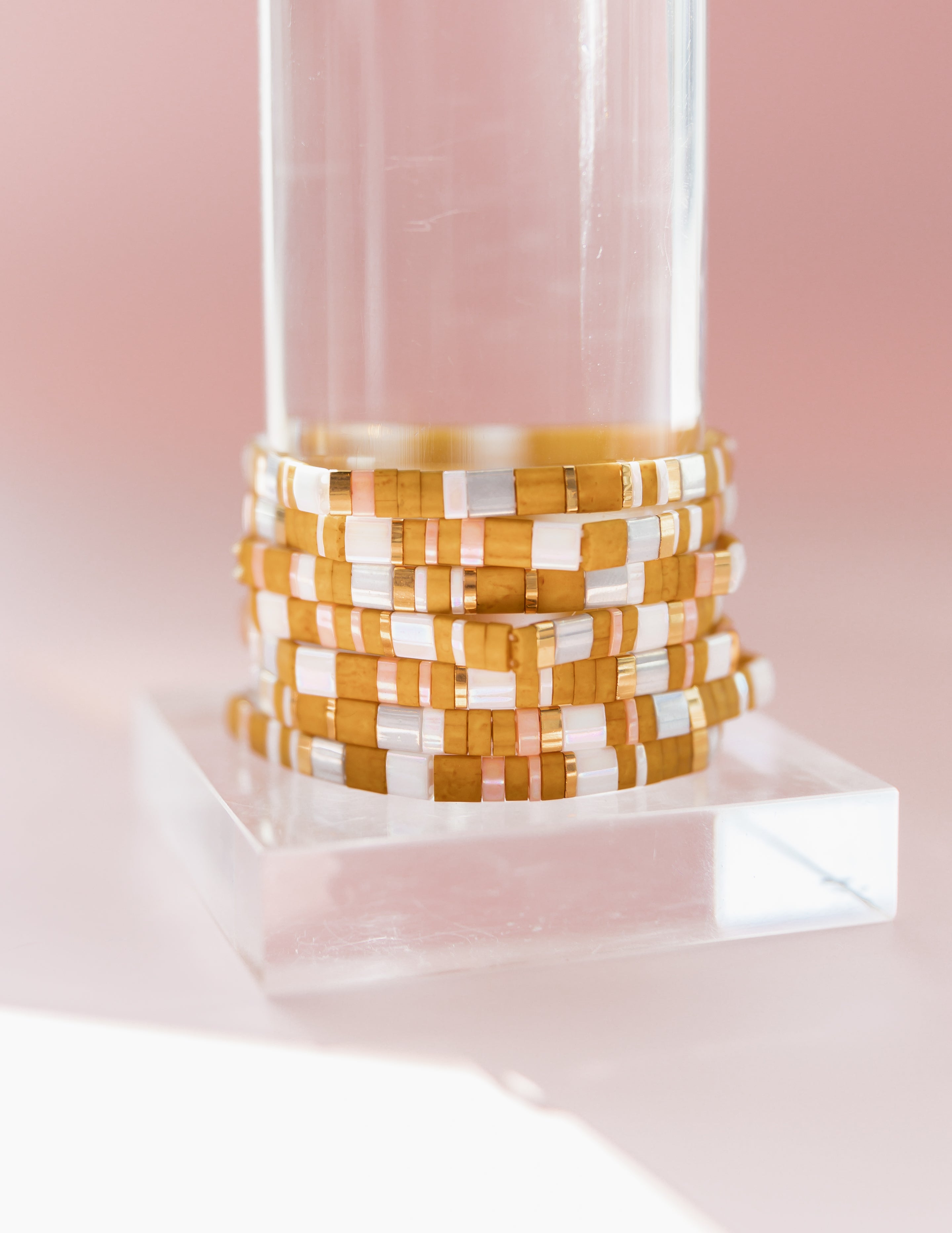Sunset Glass Tile Bracelet