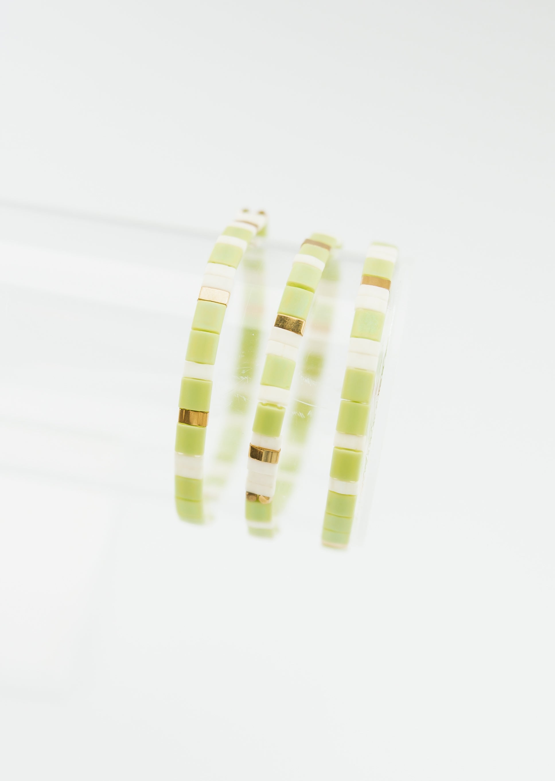 Meadow Glass Tile Bracelet