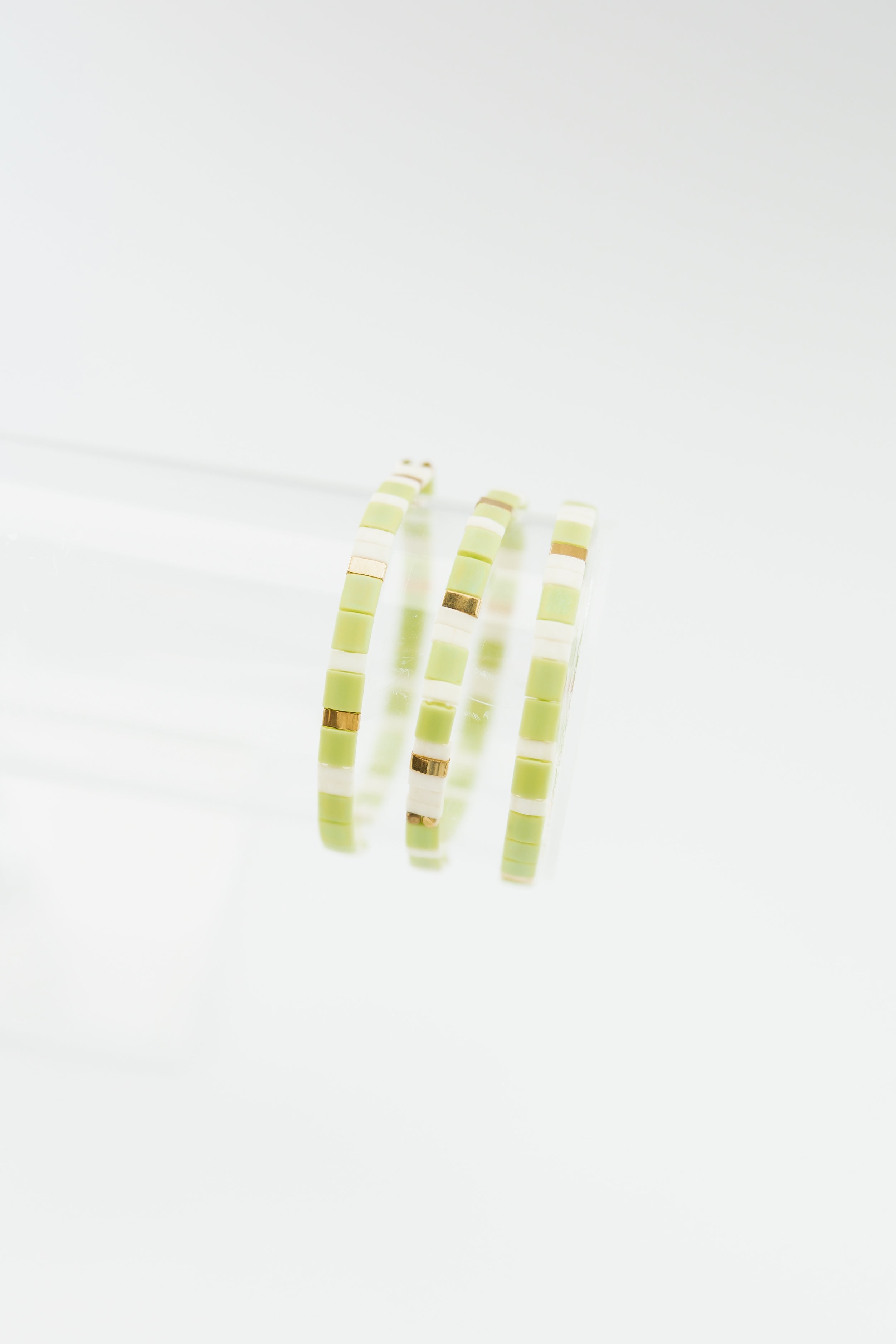 Meadow Glass Tile Bracelet