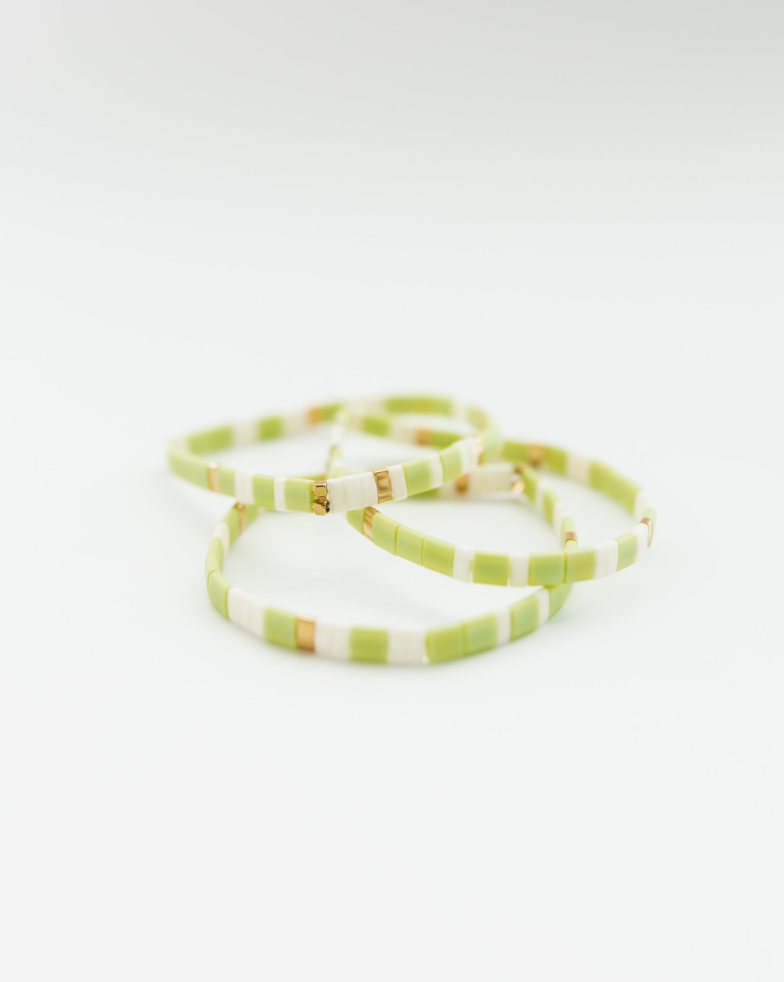 Meadow Glass Tile Bracelet