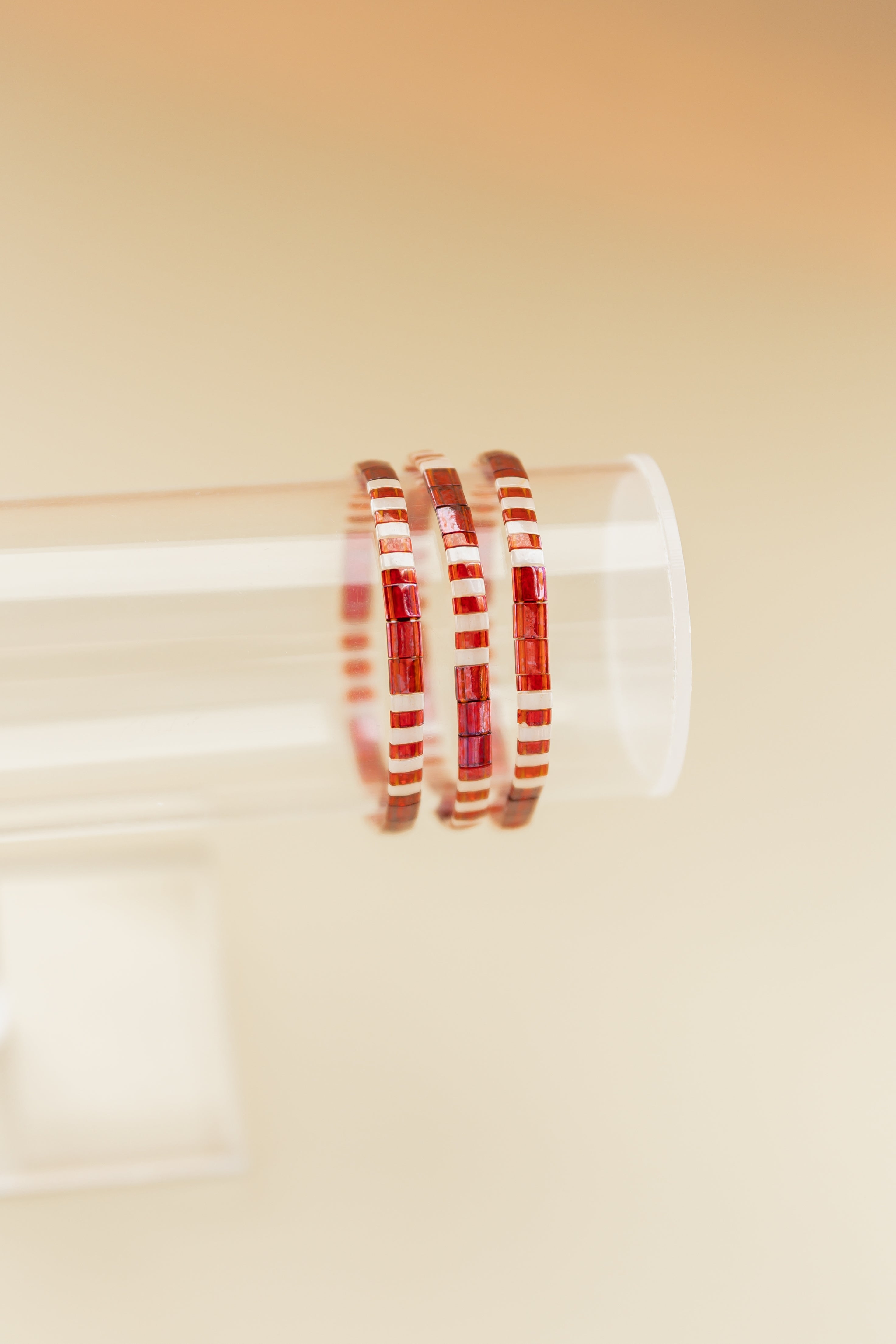 Game Day Glass Tile Bracelet