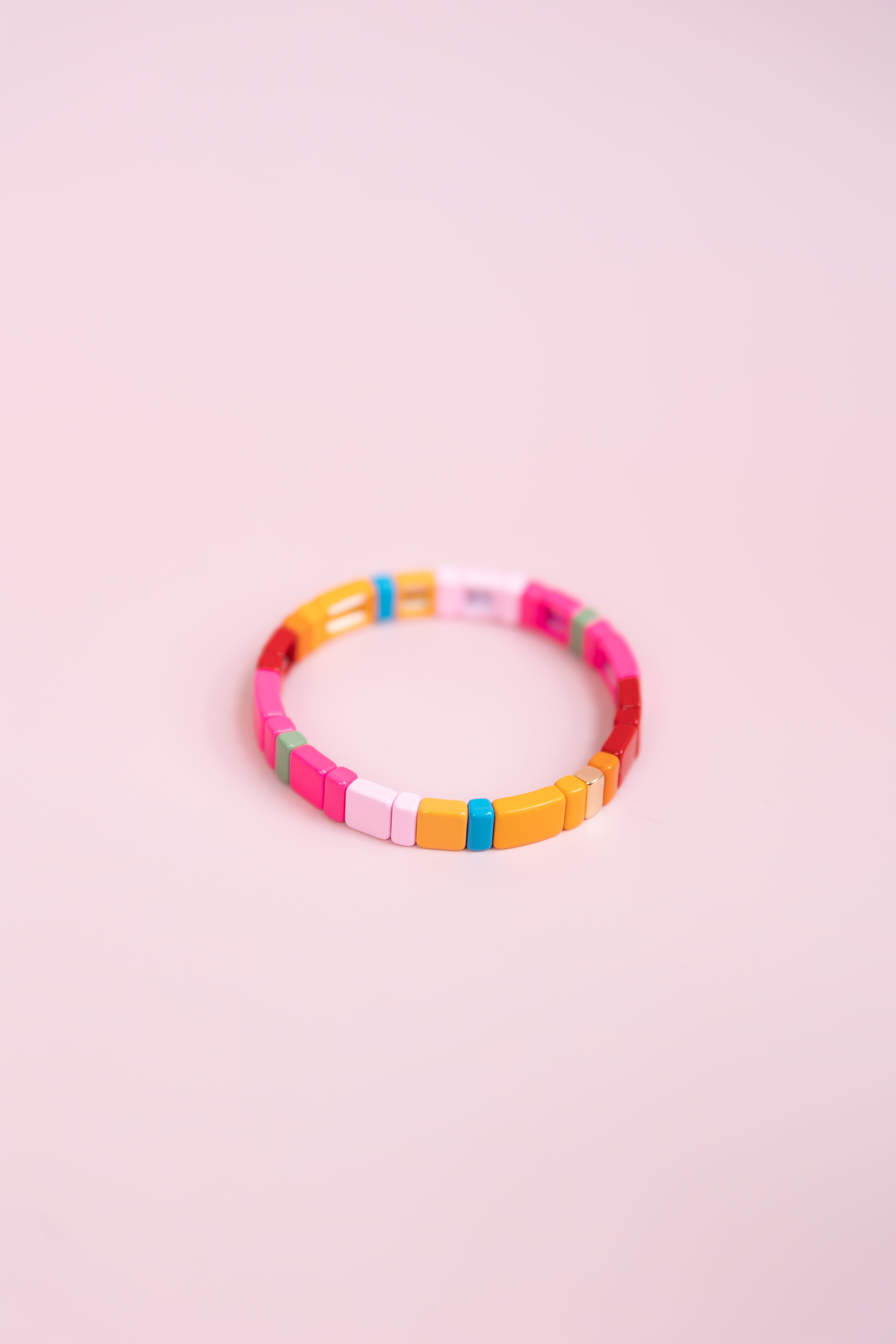 Hot Pink Tila Bracelet