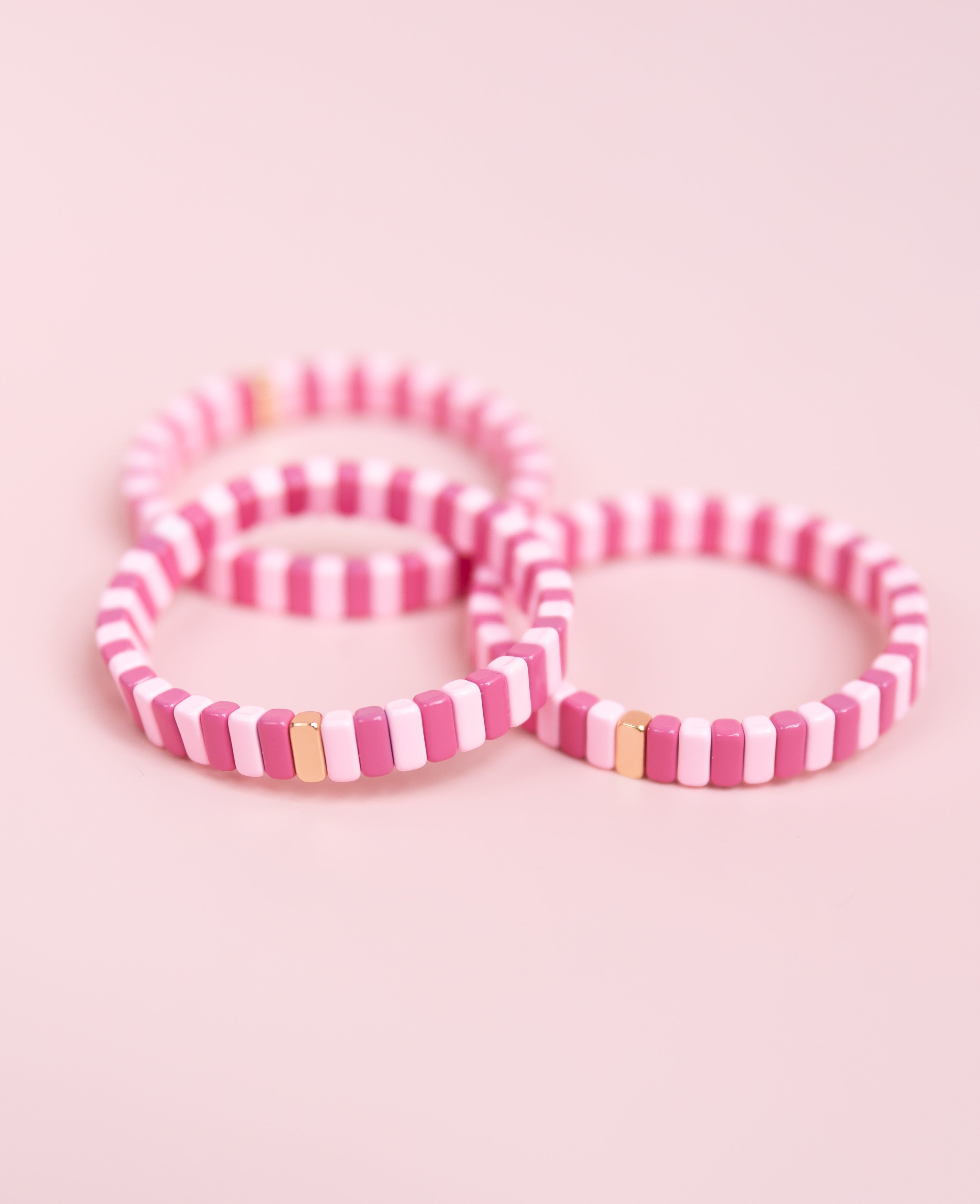 Raspberry Tila Bracelet