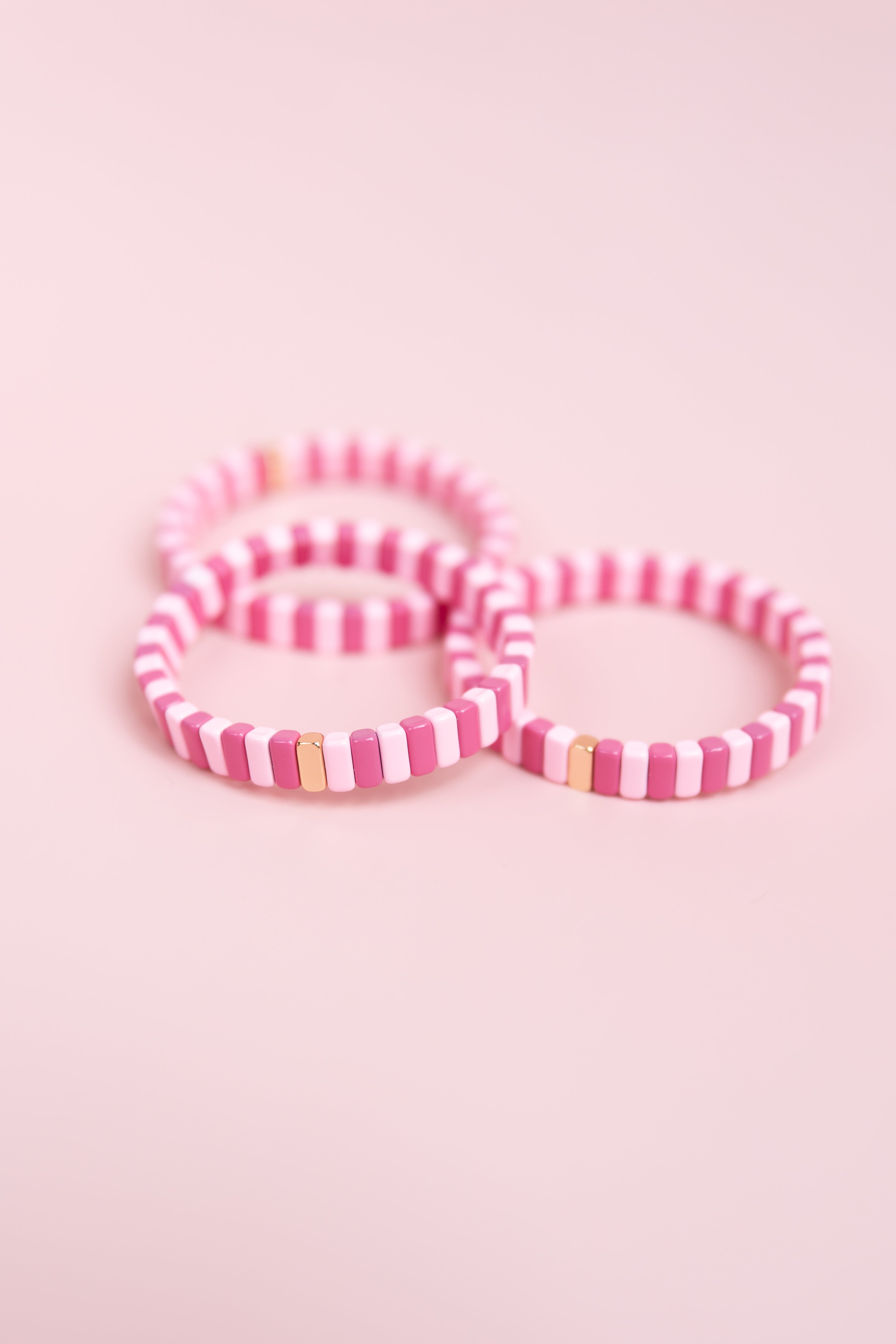 Raspberry Tila Bracelet