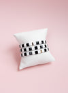 Black Checkered Tila Bracelet