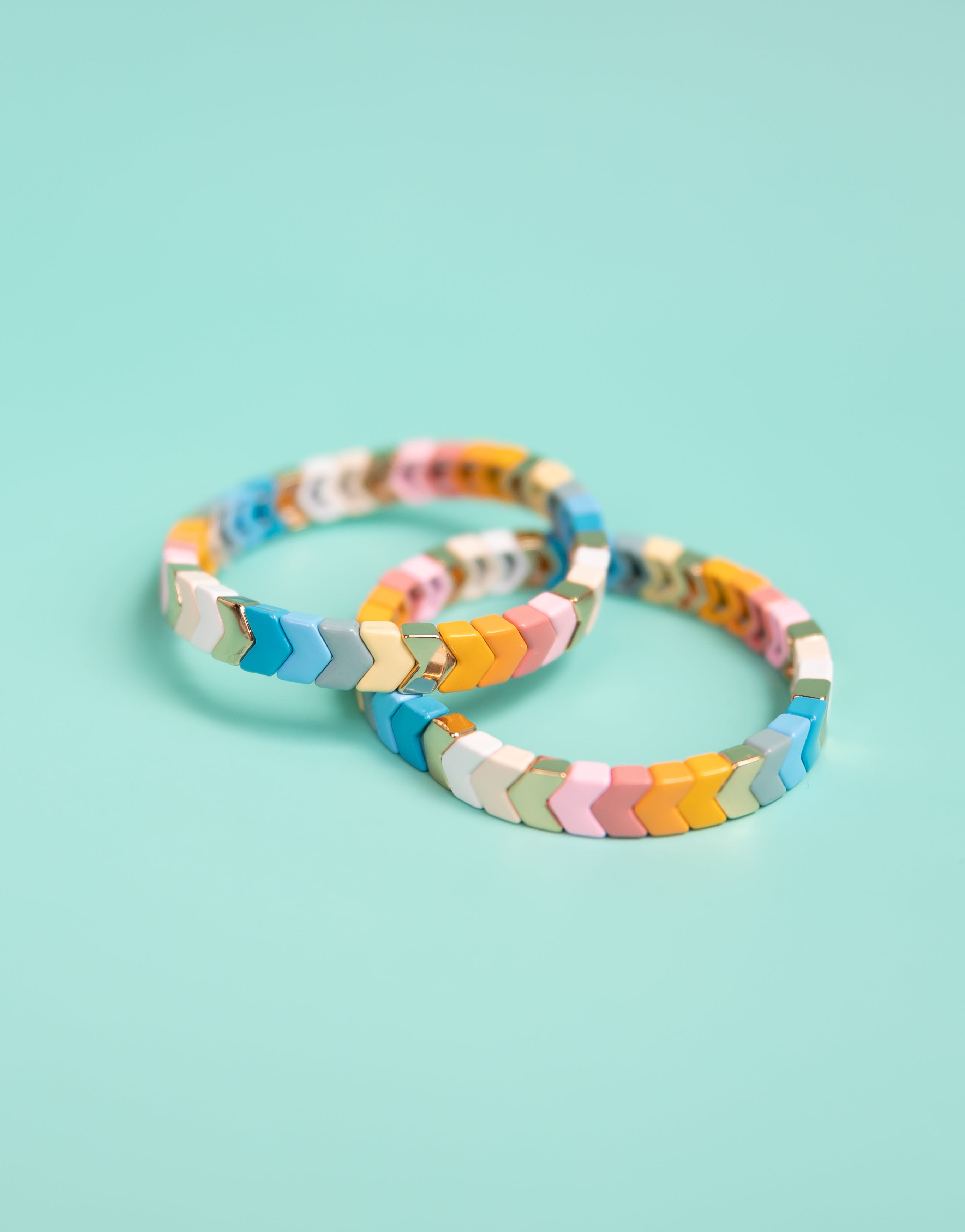 Pastel Arrow Tila Bracelet