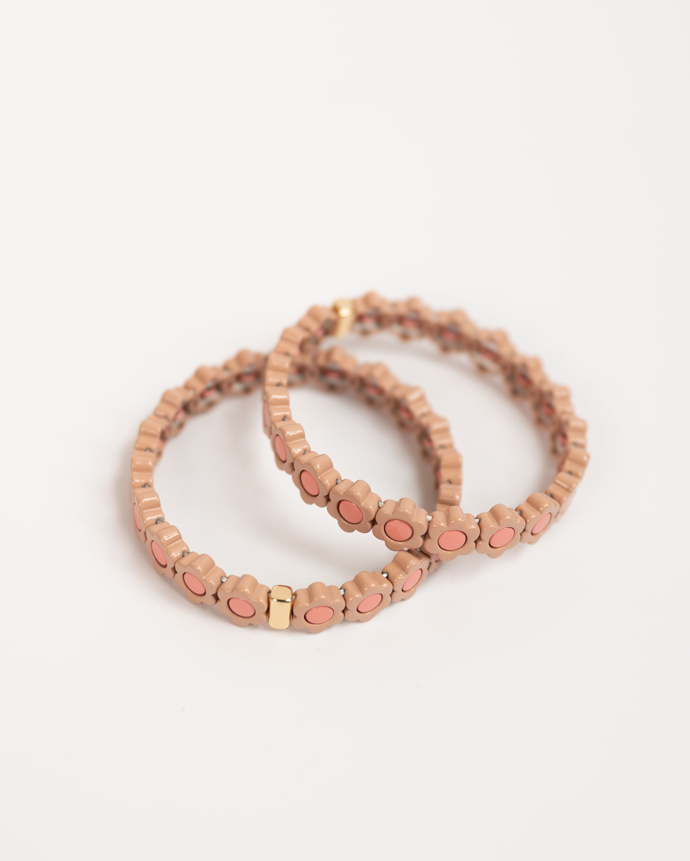 Mauve Flower Tila Bracelet