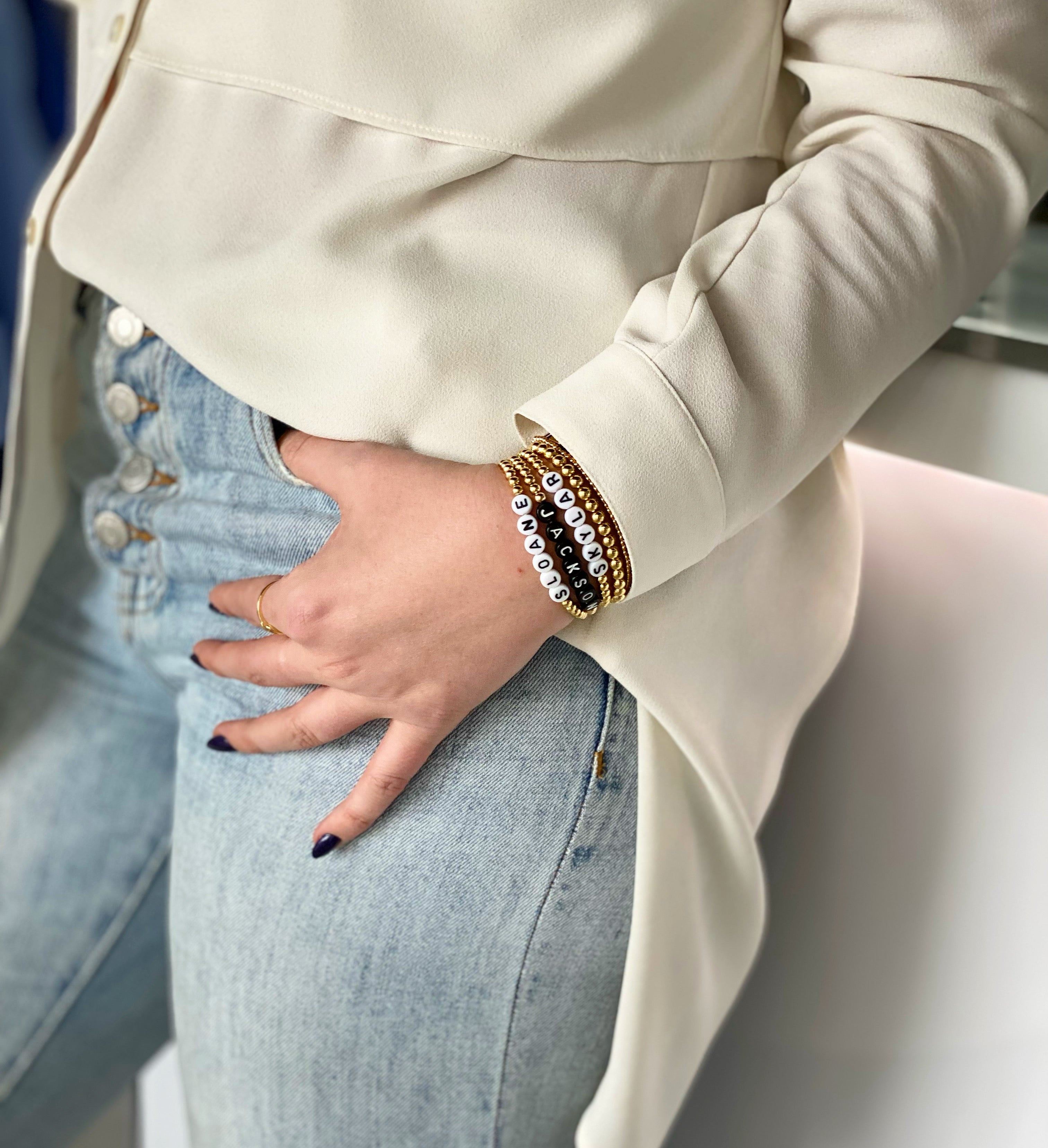 14k Gold Filled Custom Bracelet - ONIE + SKY