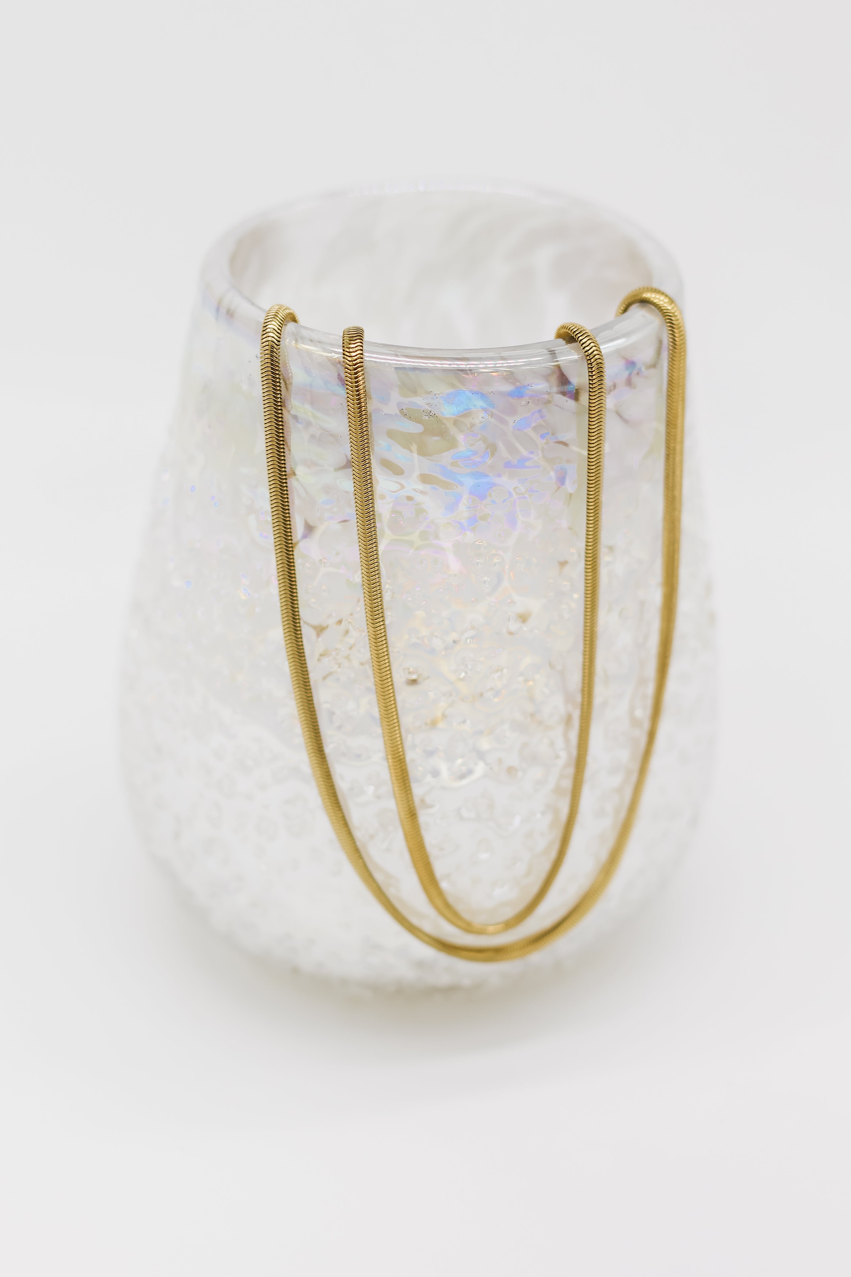 Double Snake Chain Necklace