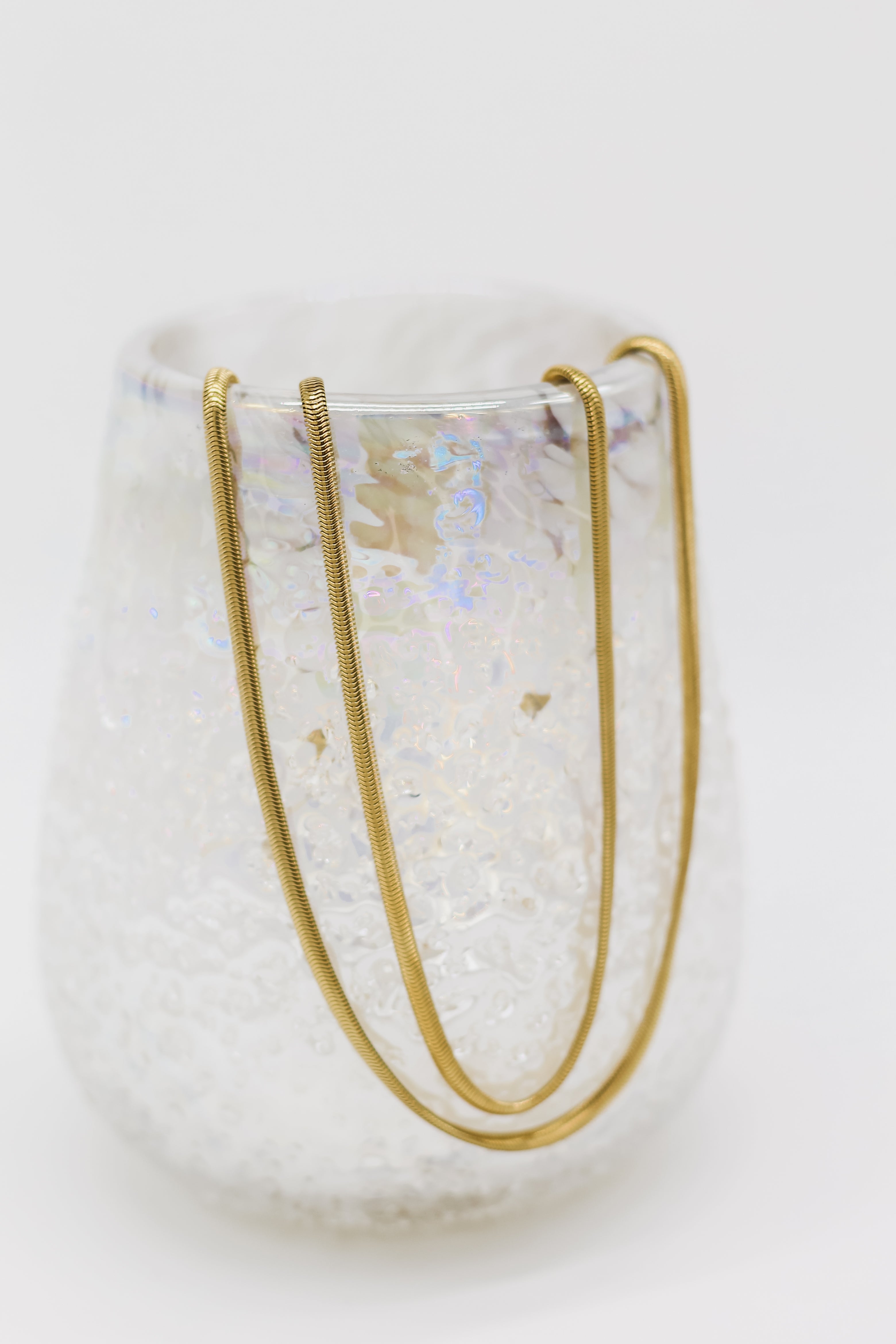 Double Snake Chain Necklace