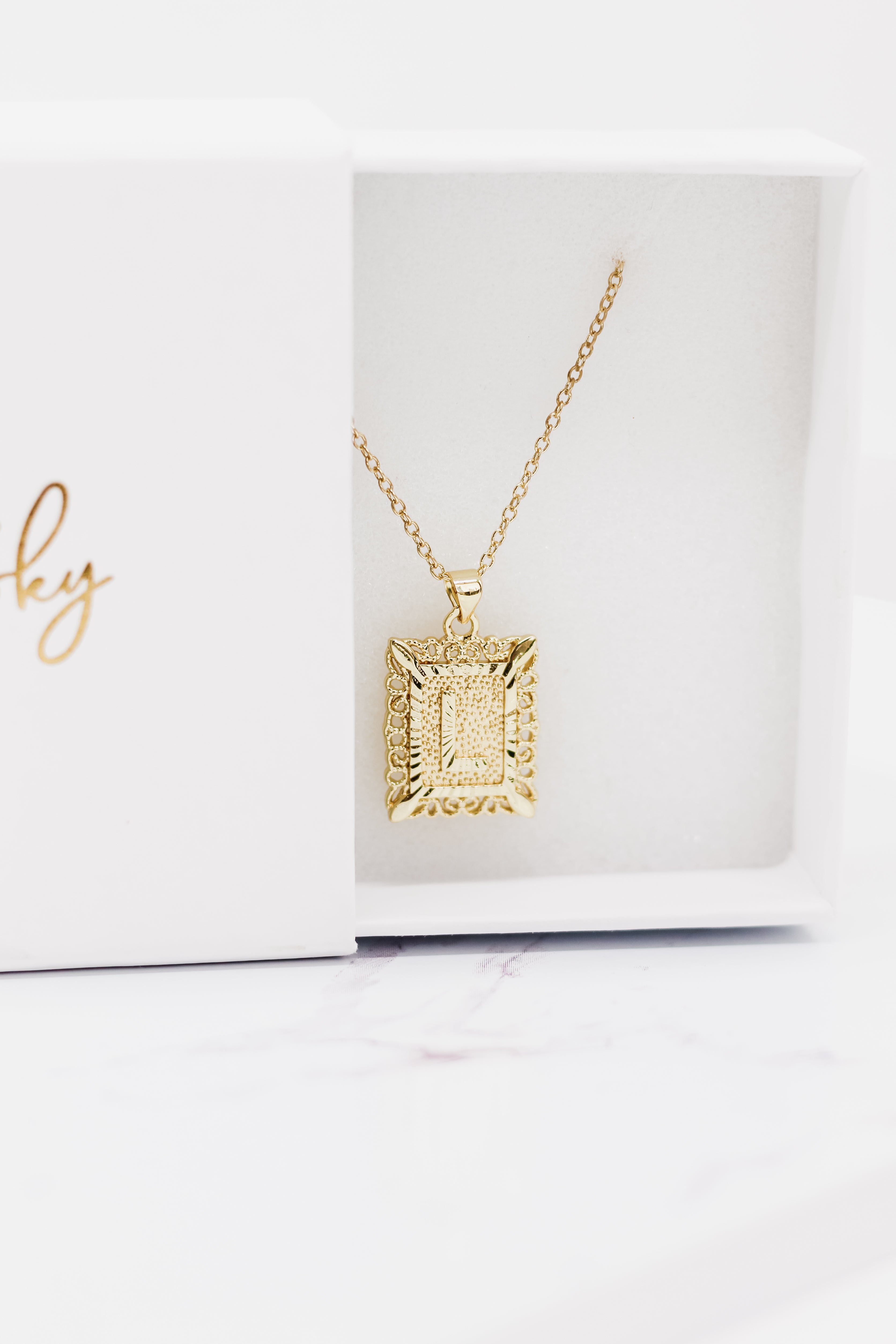 Gold Letter Necklace
