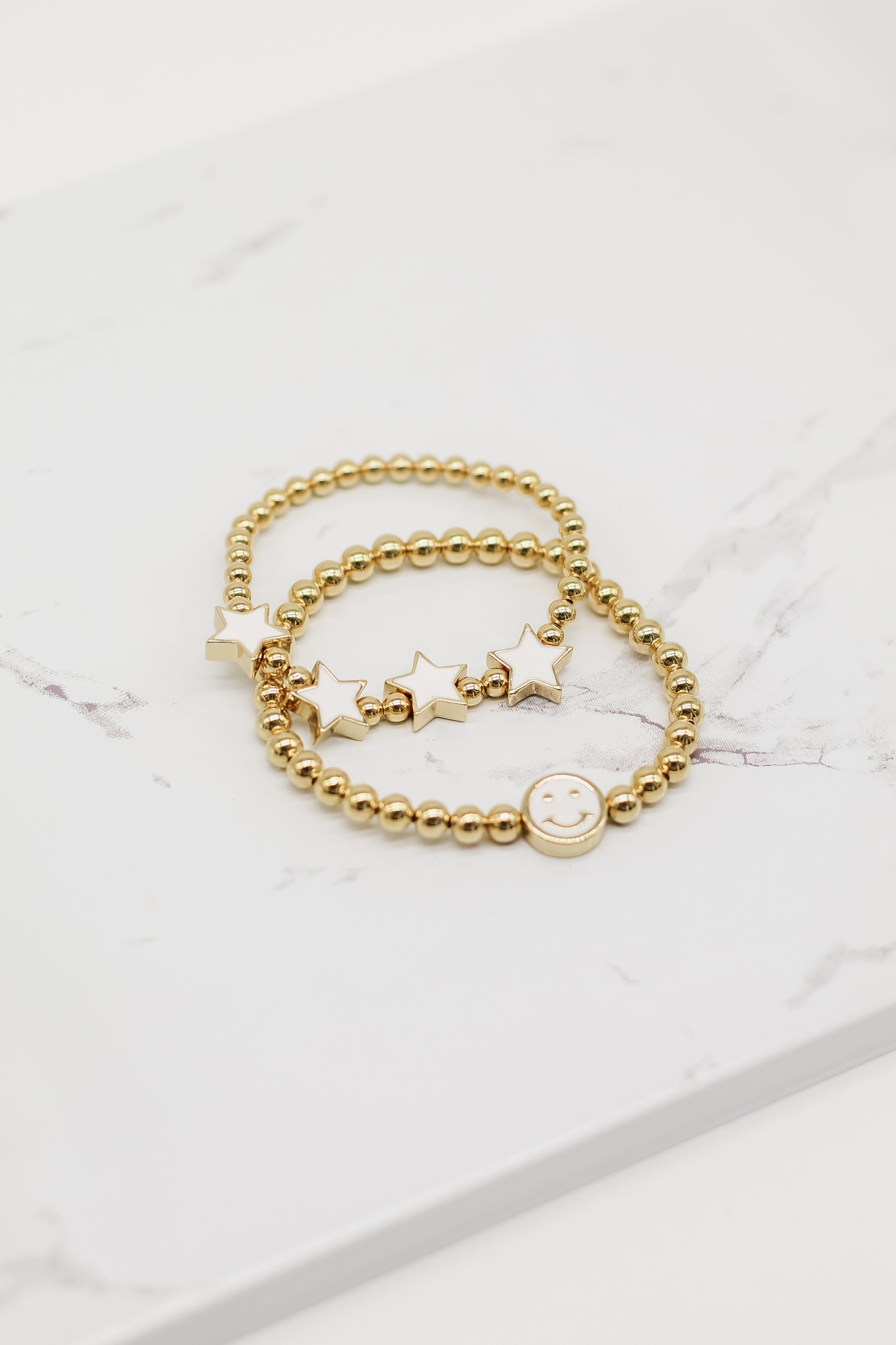 14k Gold Filled Enamel Charm Bracelet